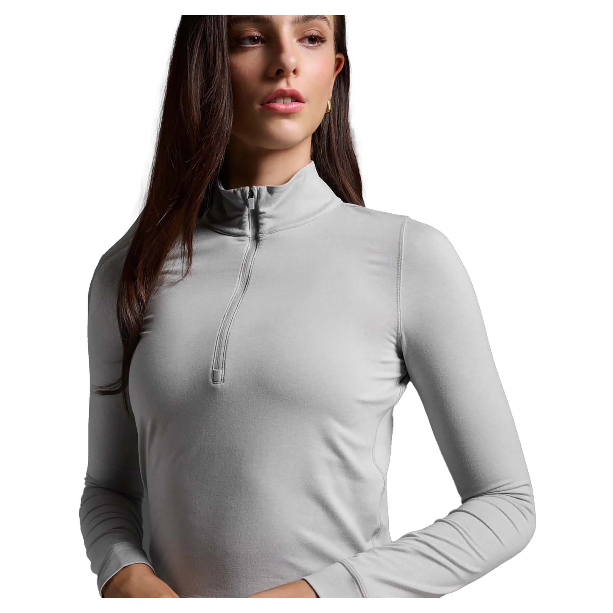 Women's Flex Crop 1/2 Zip Long Sleeve - Image 3