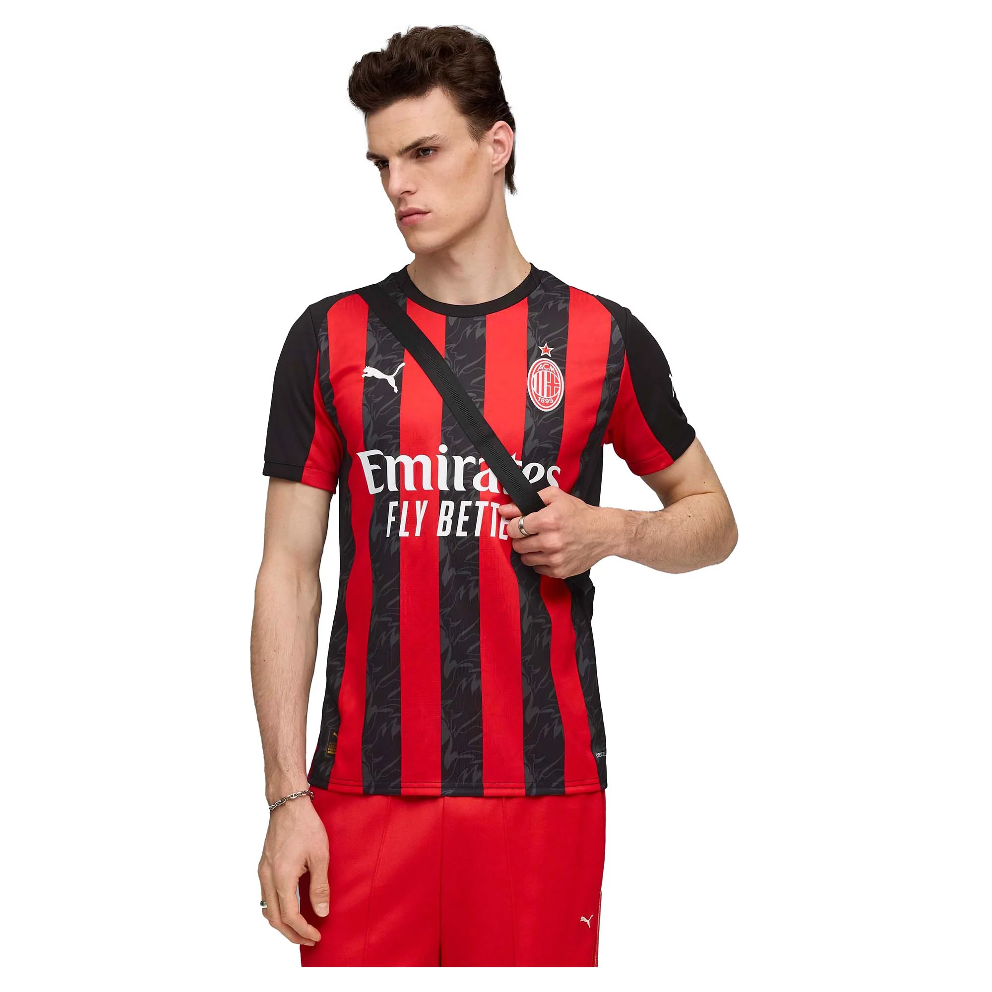 Men's AC Milan 2025/26 Home Replica Soccer Jersey - Image 3