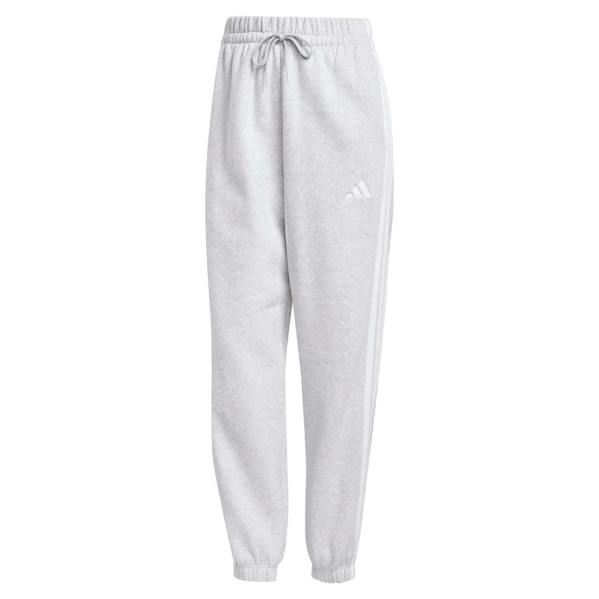Women's Essentials 3-Stripes Fleece Loose Pants - Image 3