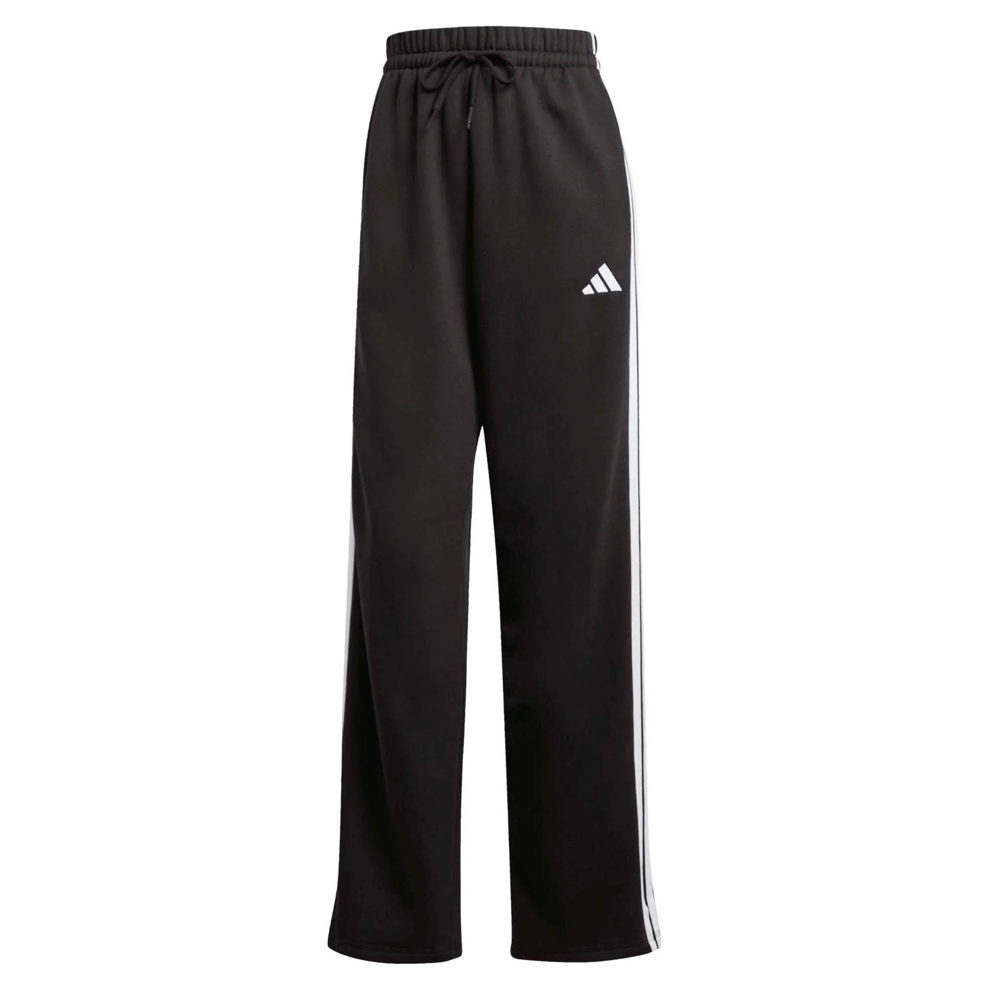 Women's Essentials 3-Stripes Open Hem Fleece Pants - Image 4