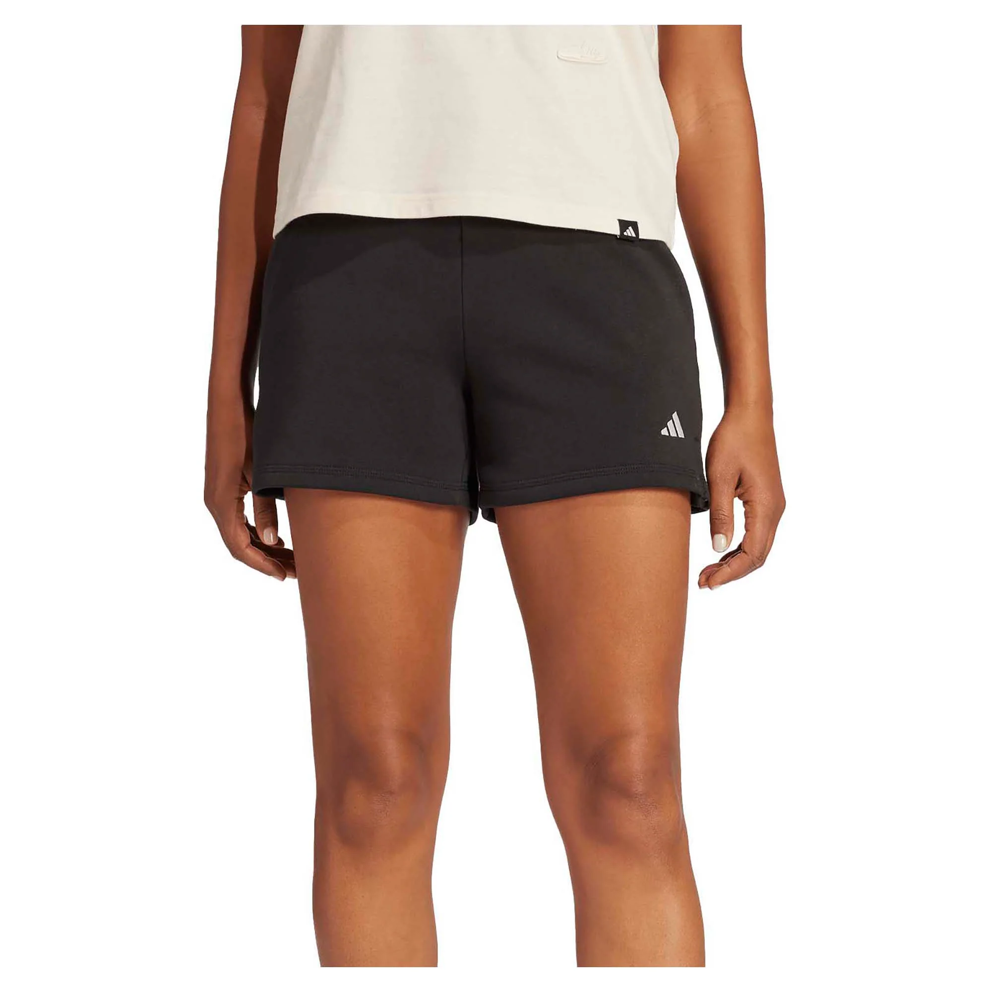 Women's Essentials Small Logo Feel Cozy Shorts - Image 3