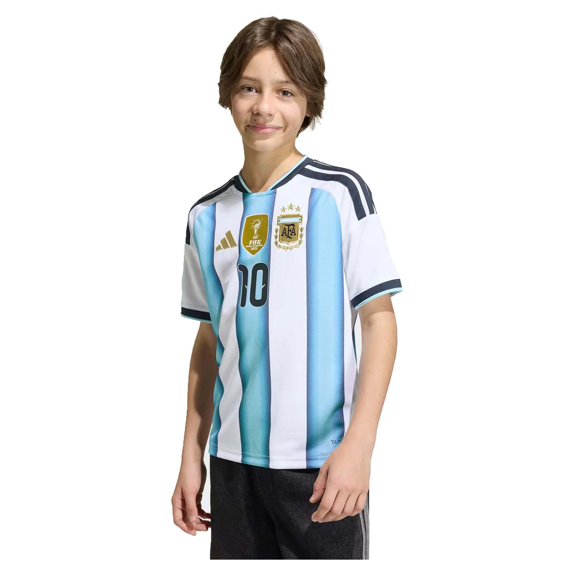 Junior's Argentina Lionel Messi 2026 Home Replica Soccer Jersey - Image 3