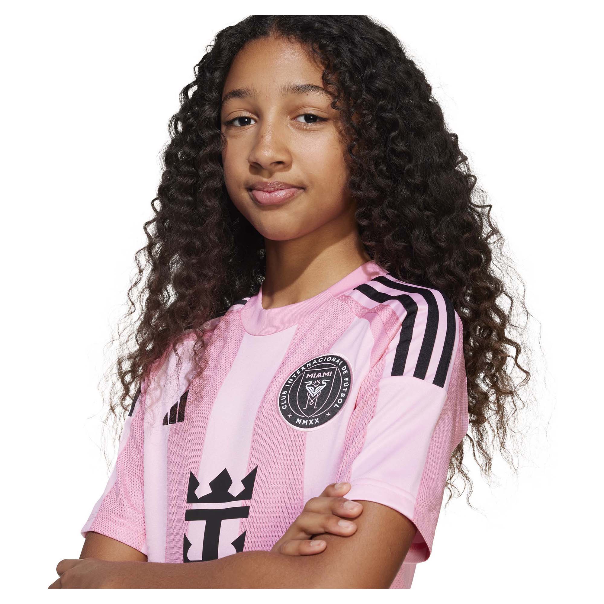 Junior's Inter Miami Lionel Messi 2025/26 Home Soccer Jersey - Image 5