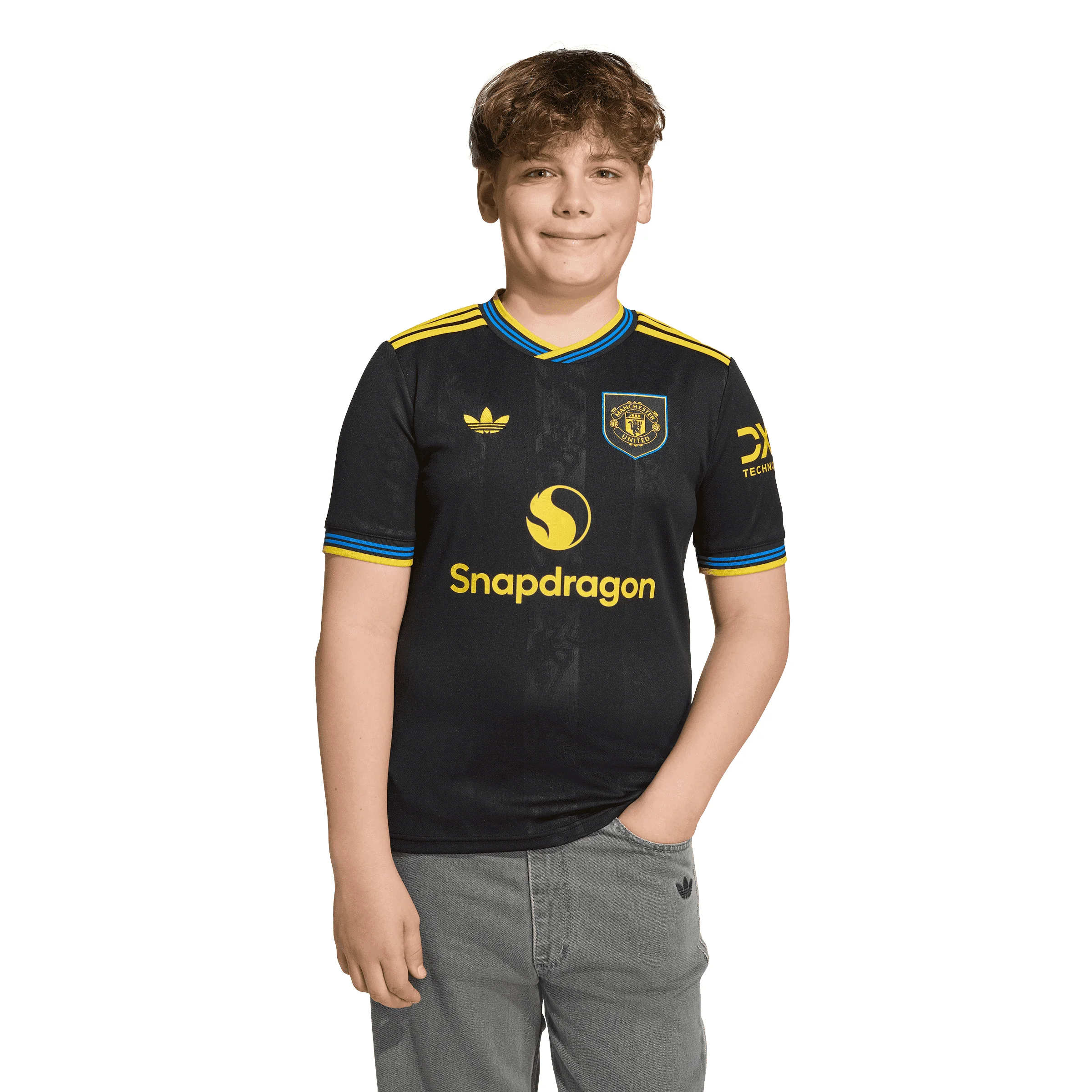 Junior's Manchester United 2025/26 Third Soccer Jersey - Image 3