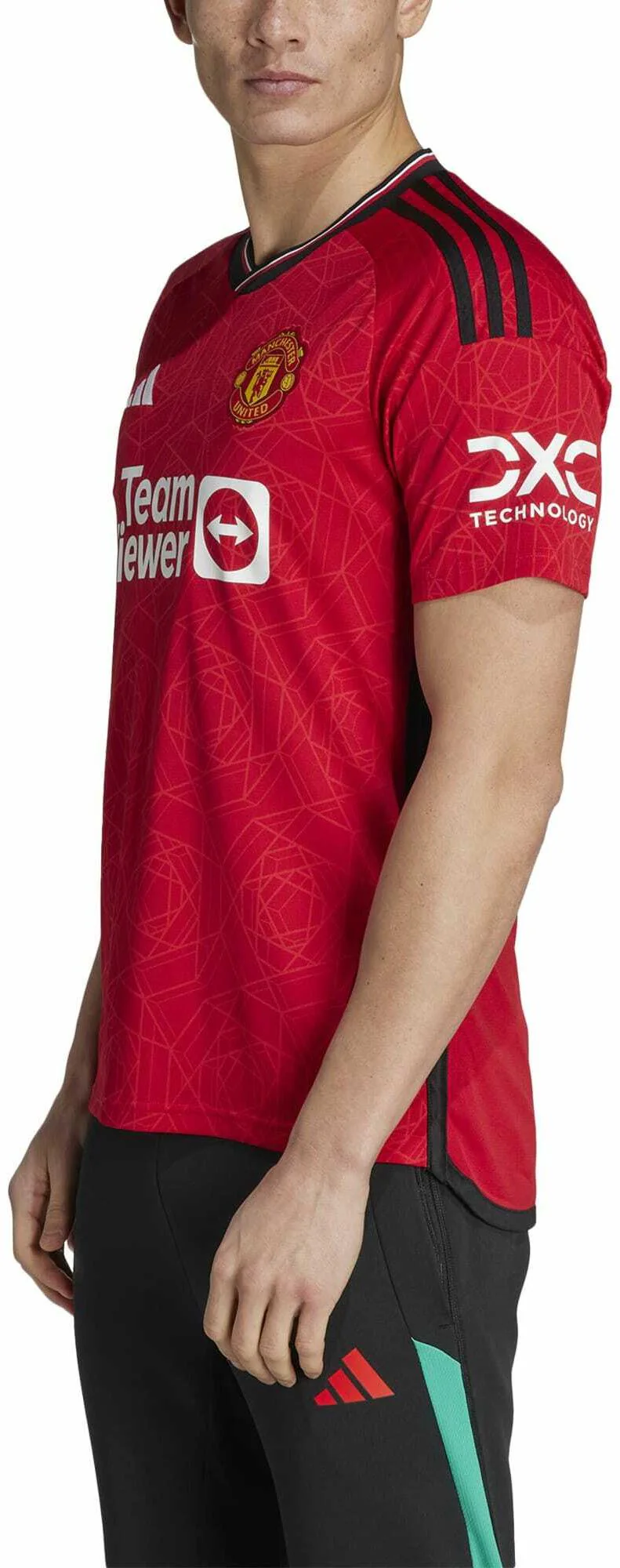 Men's Manchester United 2023/24 Home Soccer Jersey - Image 3