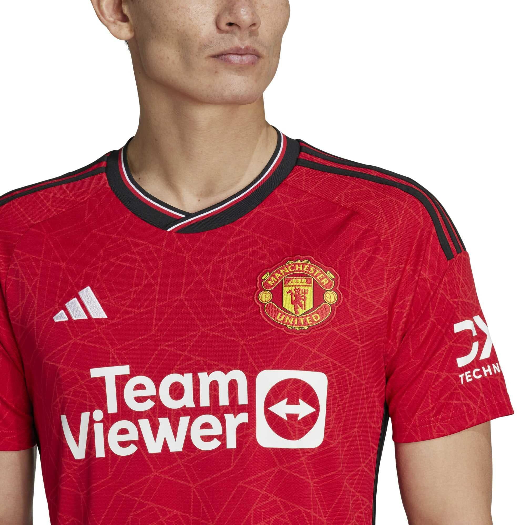 Men's Manchester United 2023/24 Home Soccer Jersey - Image 5