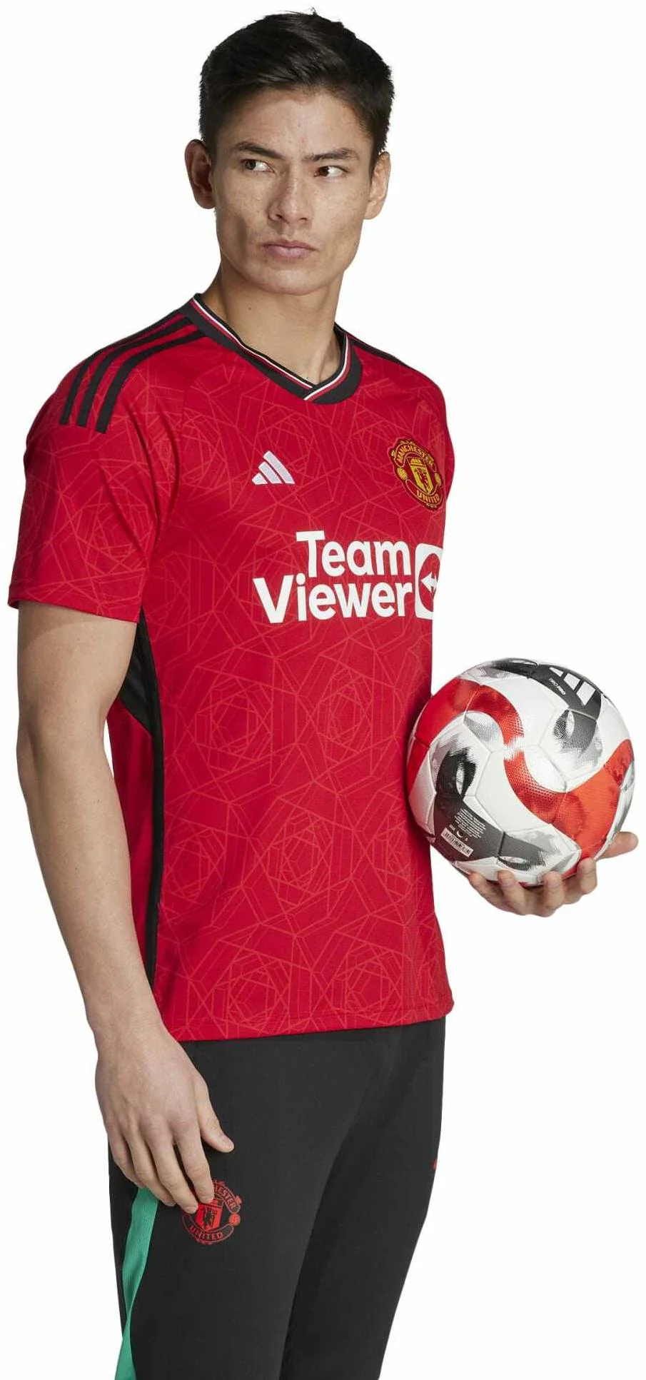 Men's Manchester United 2023/24 Home Soccer Jersey - Image 7