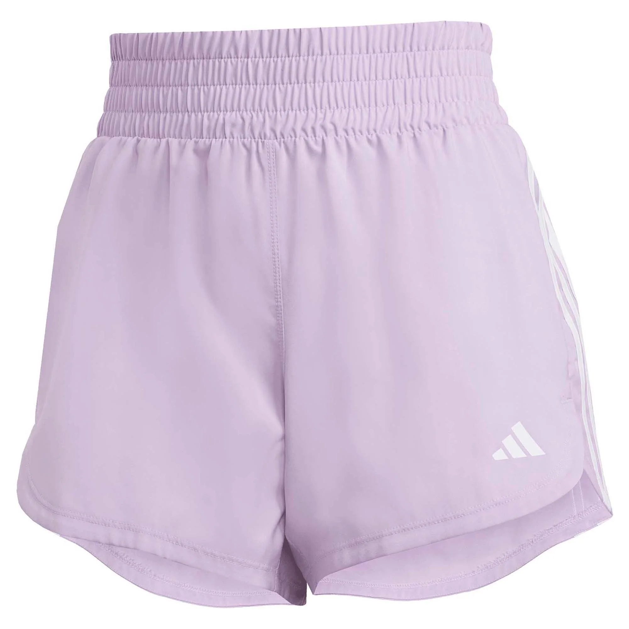 Women's Pacer Training 3-Stripes Woven High Rise 5 Inch Shorts - Image 3