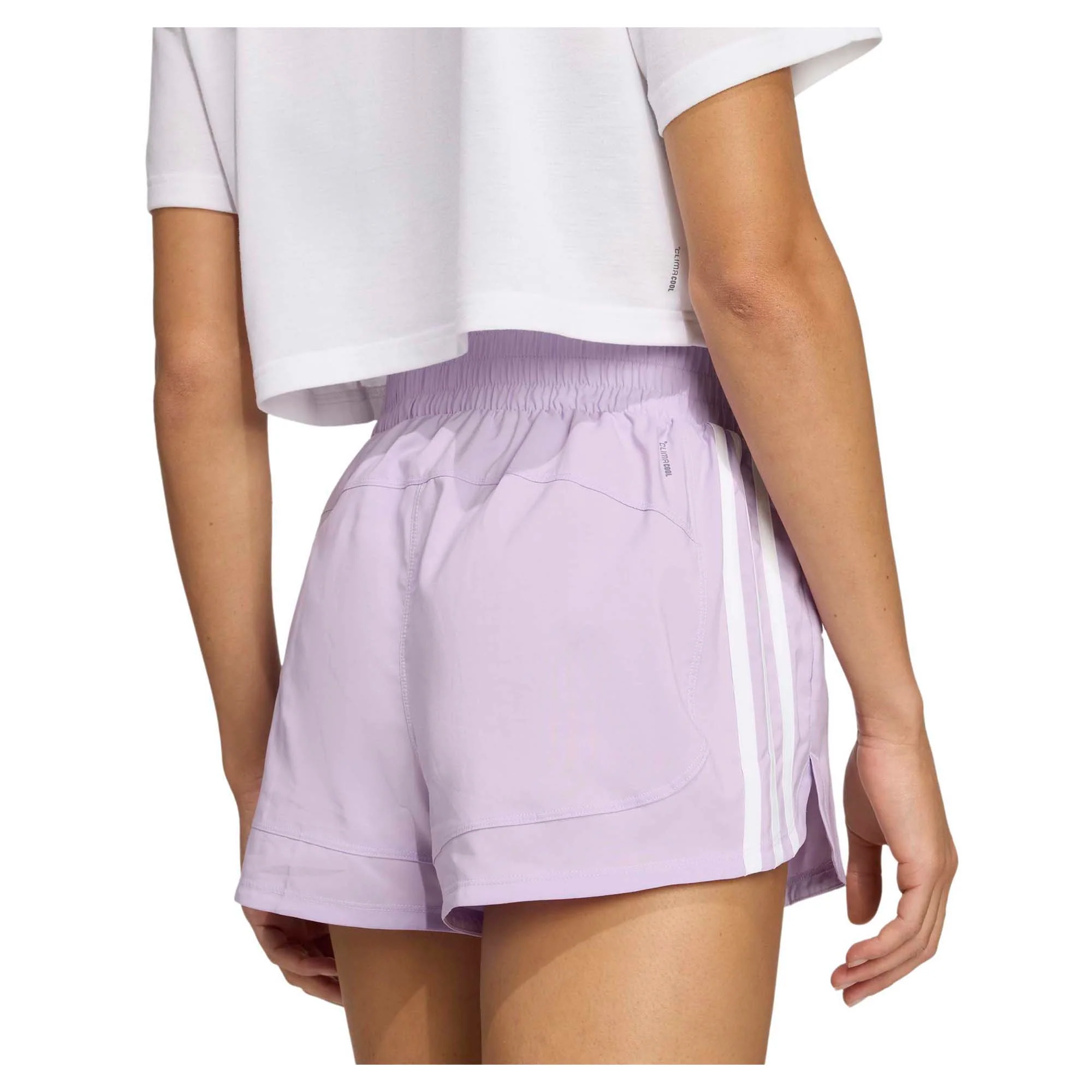Women's Pacer Training 3-Stripes Woven High Rise 5 Inch Shorts - Image 5