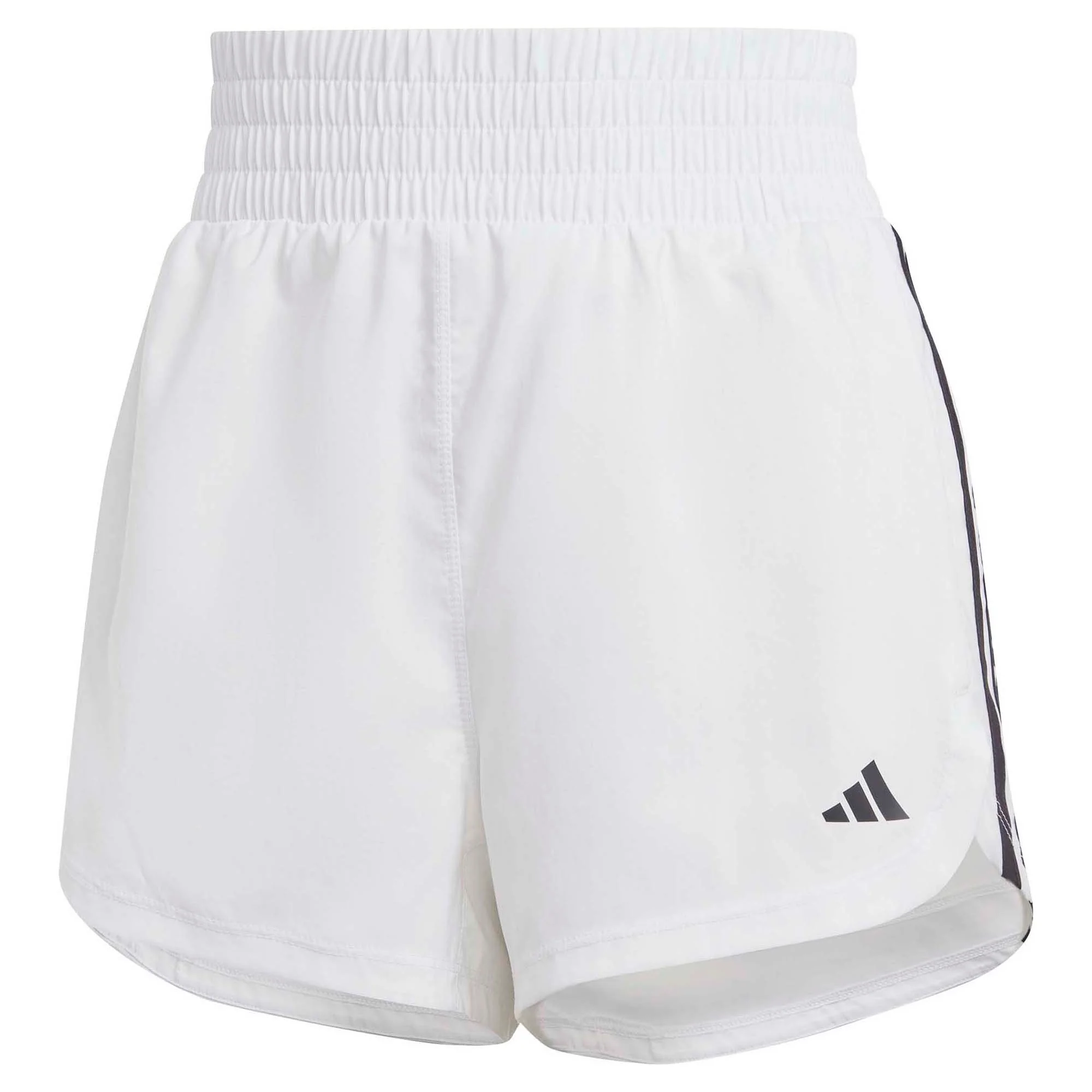 Women's Pacer Training 3-Stripes Woven High Rise Shorts - Image 3