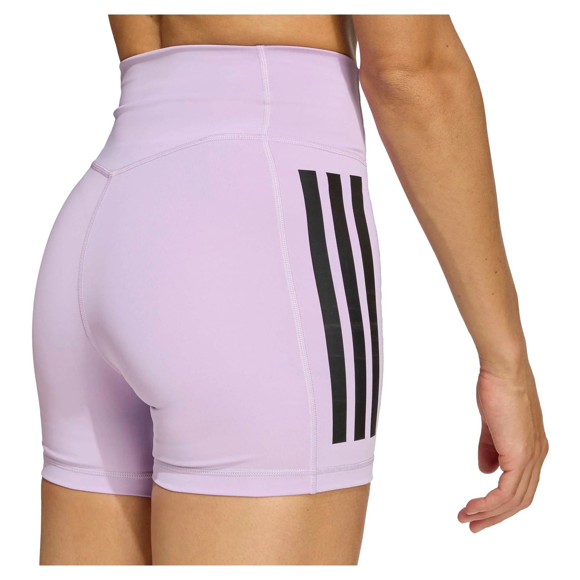 Women's Optime 3 Stripes 1/4 3 Inch Bike Shorts - Image 2