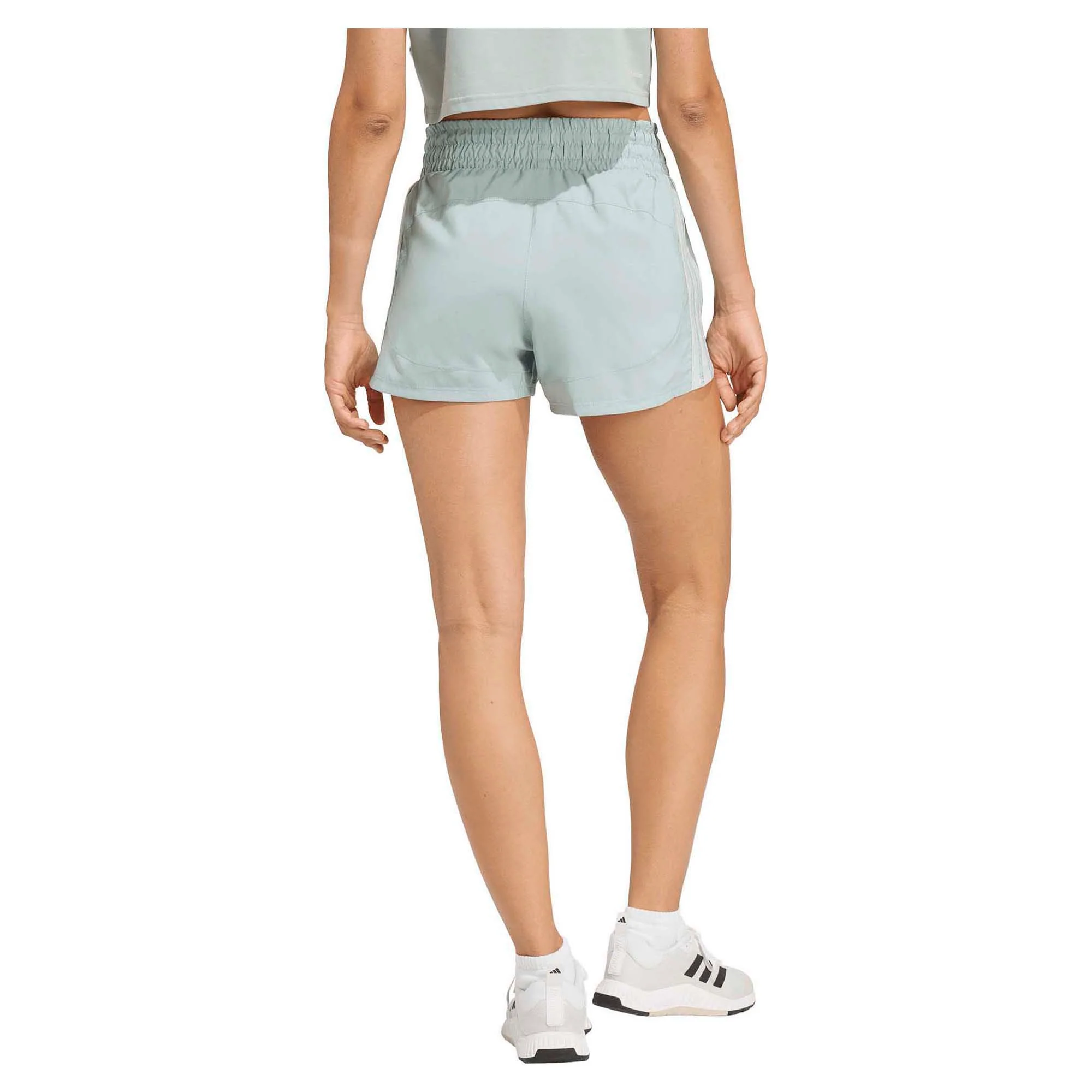 Women's Pacer Workout Woven High Rise 3 Inch Shorts - Image 2