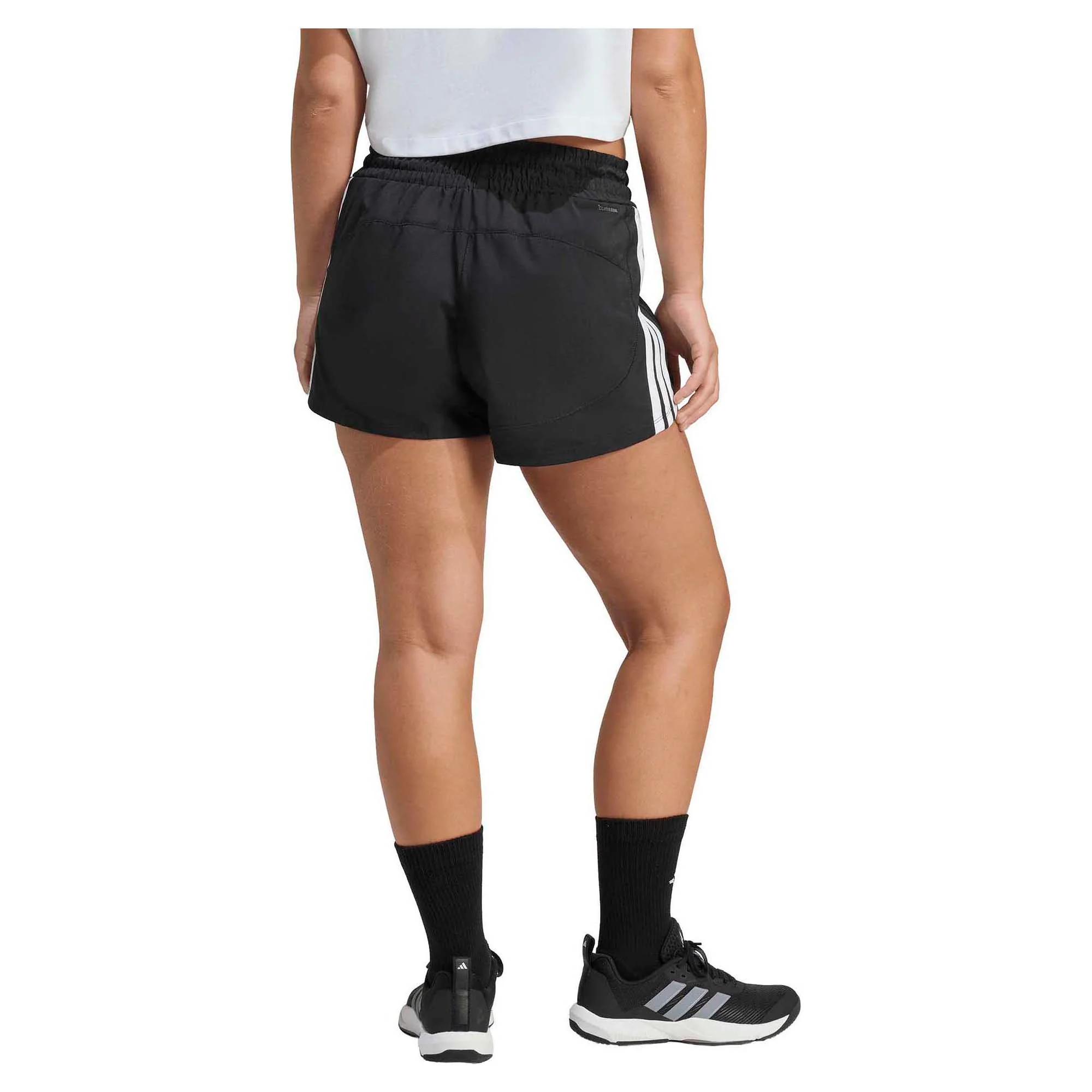 Women's Pacer Workout Woven High Rise 5 Inch Shorts - Image 2