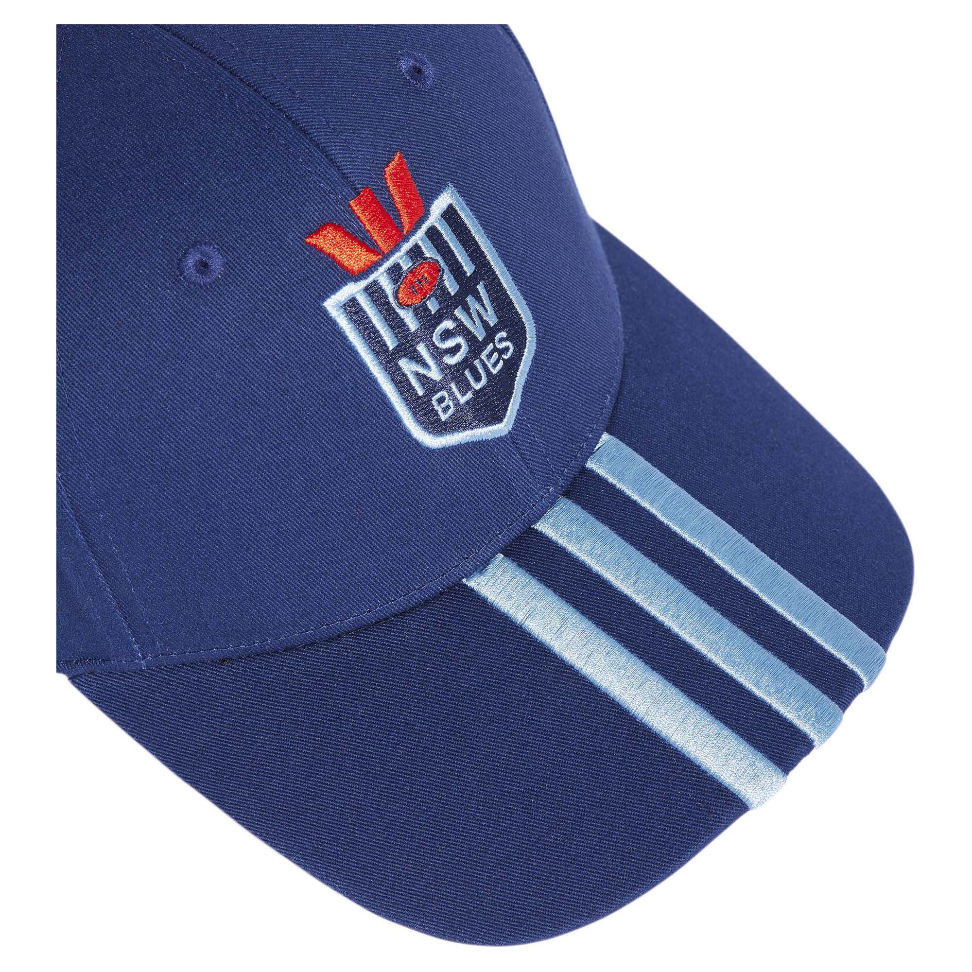 Junior's State Of Origin New South Wales 3 Stripe Baseball Cap - Image 3