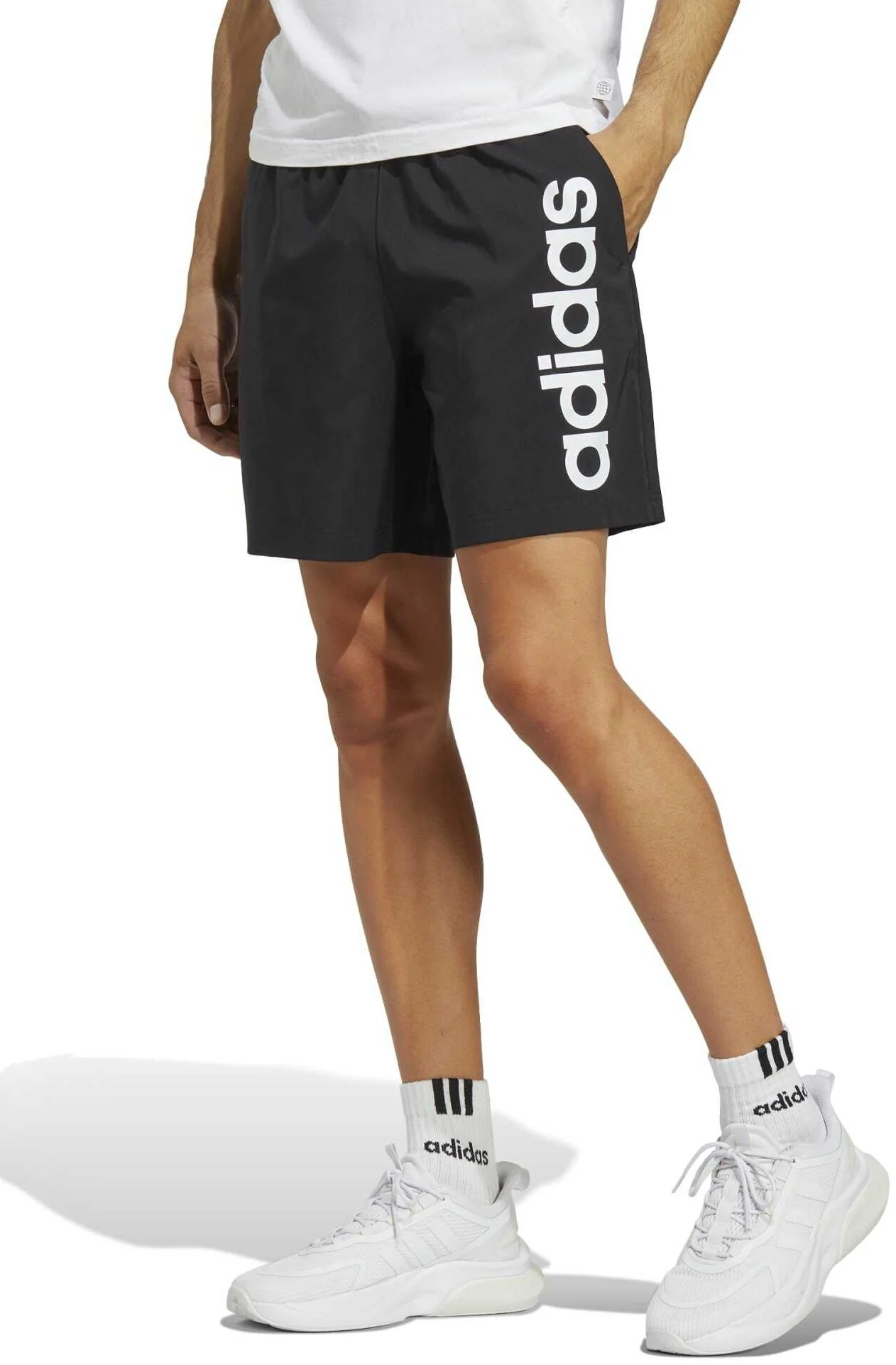 Men's AEROREADY Essentials Chelsea Linear Logo Shorts - Image 2