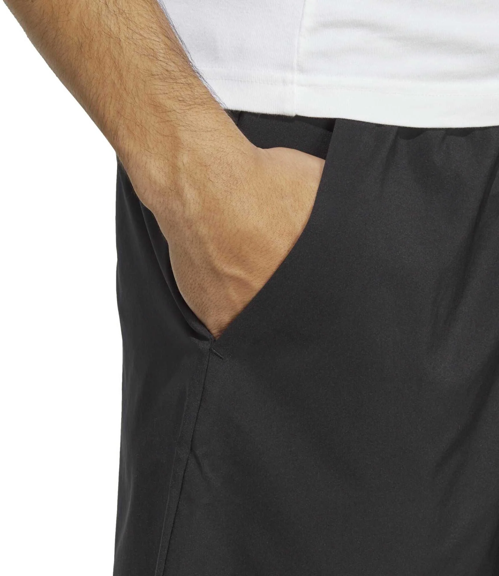 Men's AEROREADY Essentials Chelsea Linear Logo Shorts - Image 4