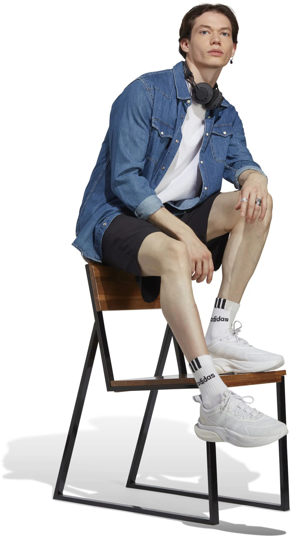 Men's AEROREADY Essentials Chelsea Small Logo Shorts - Image 7