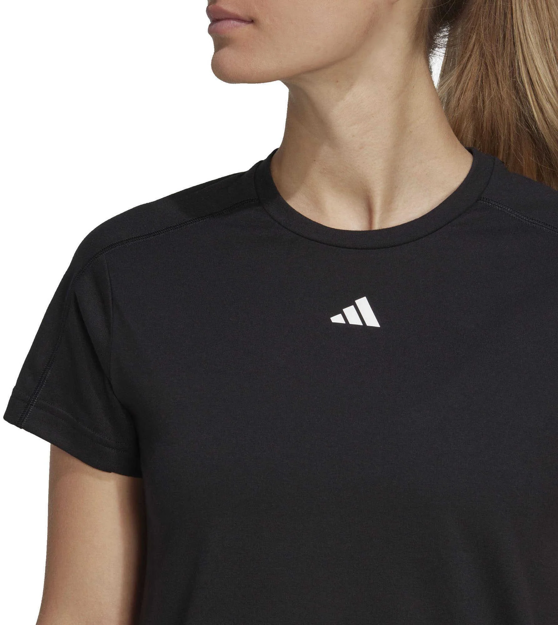 Women's AEROREADY Train Essentials Minimal Branding Crewneck T-Shirt - Image 3
