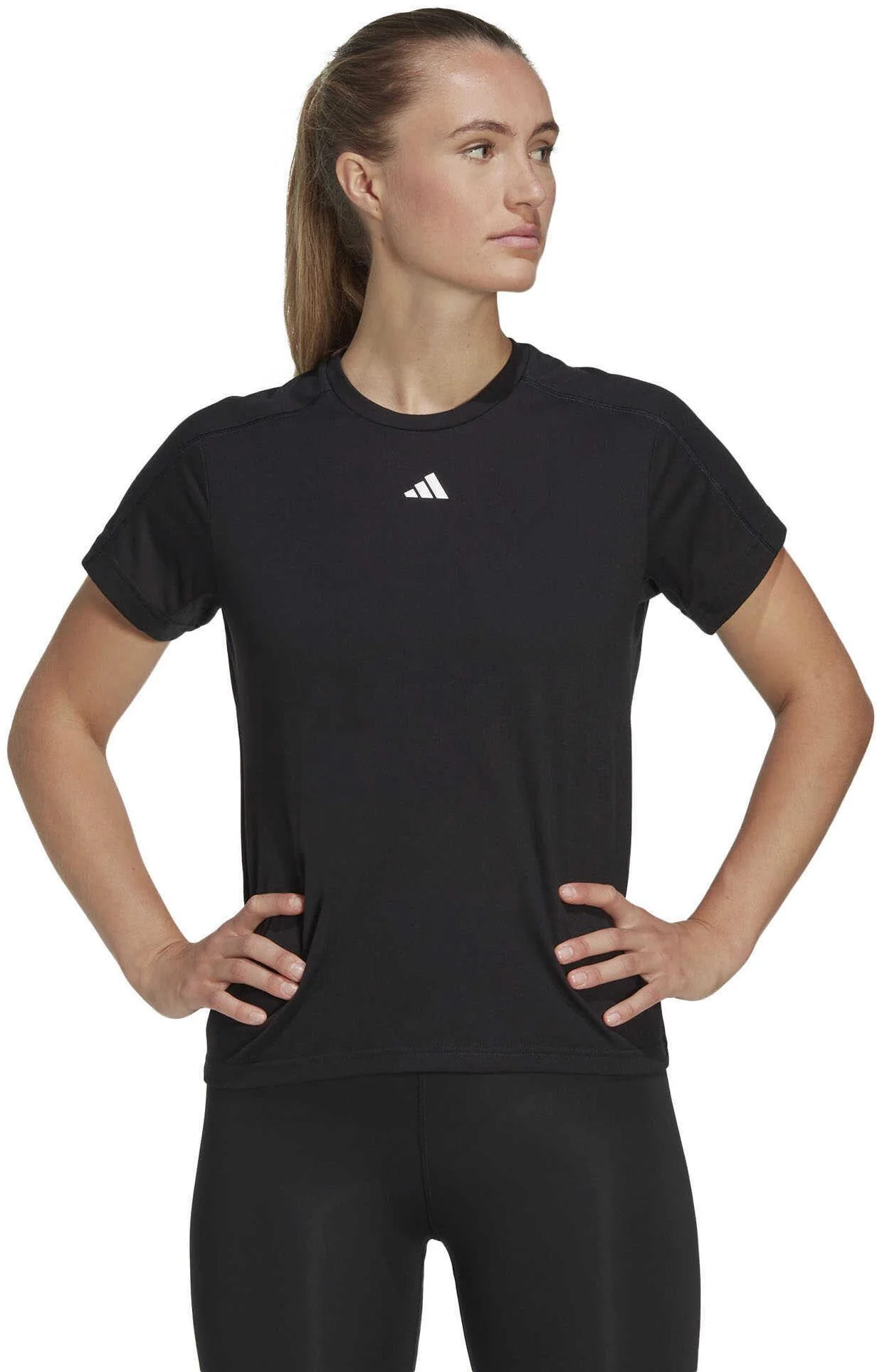 Women's AEROREADY Train Essentials Minimal Branding Crewneck T-Shirt - Image 5
