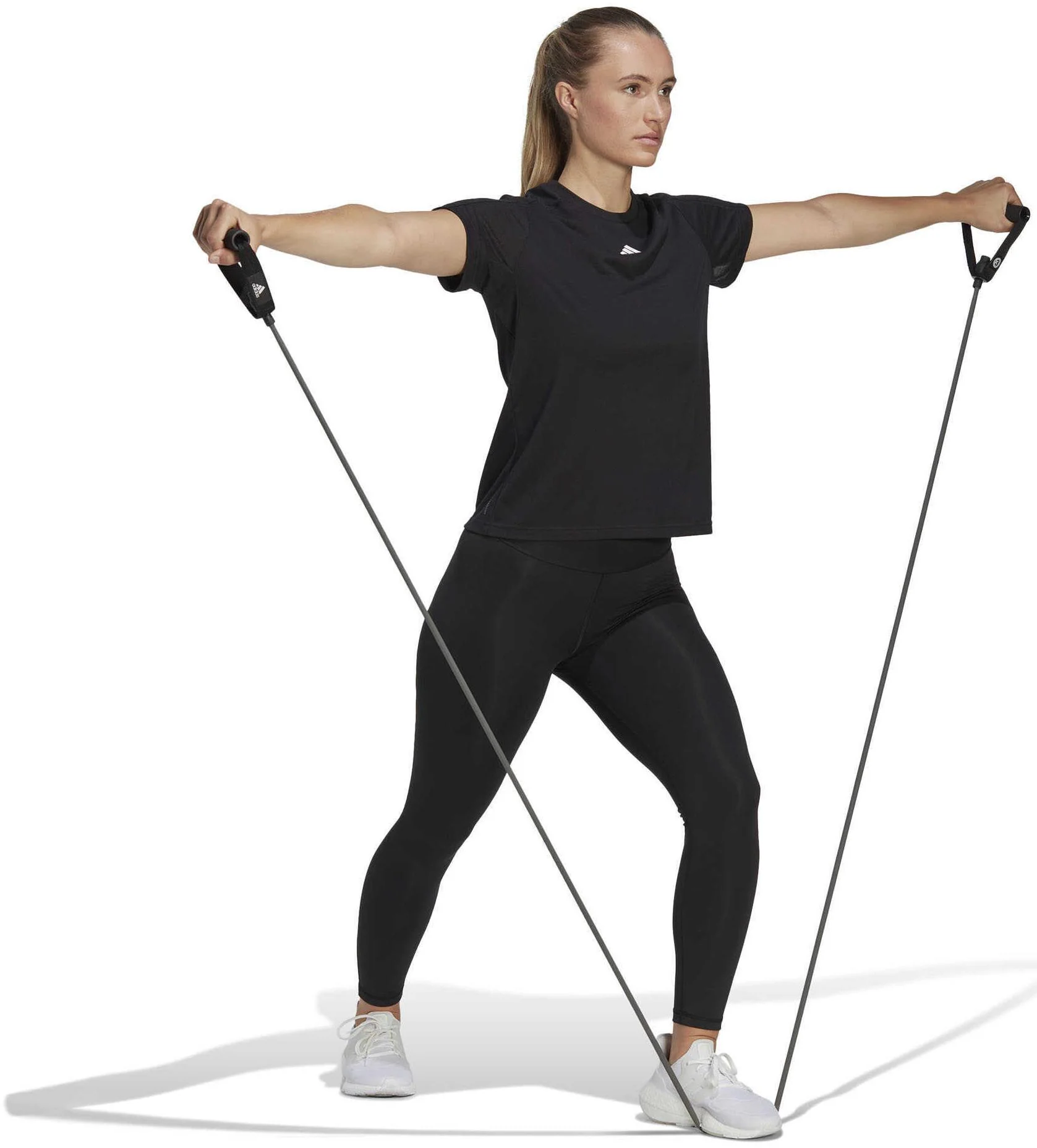 Women's AEROREADY Train Essentials Minimal Branding Crewneck T-Shirt - Image 6