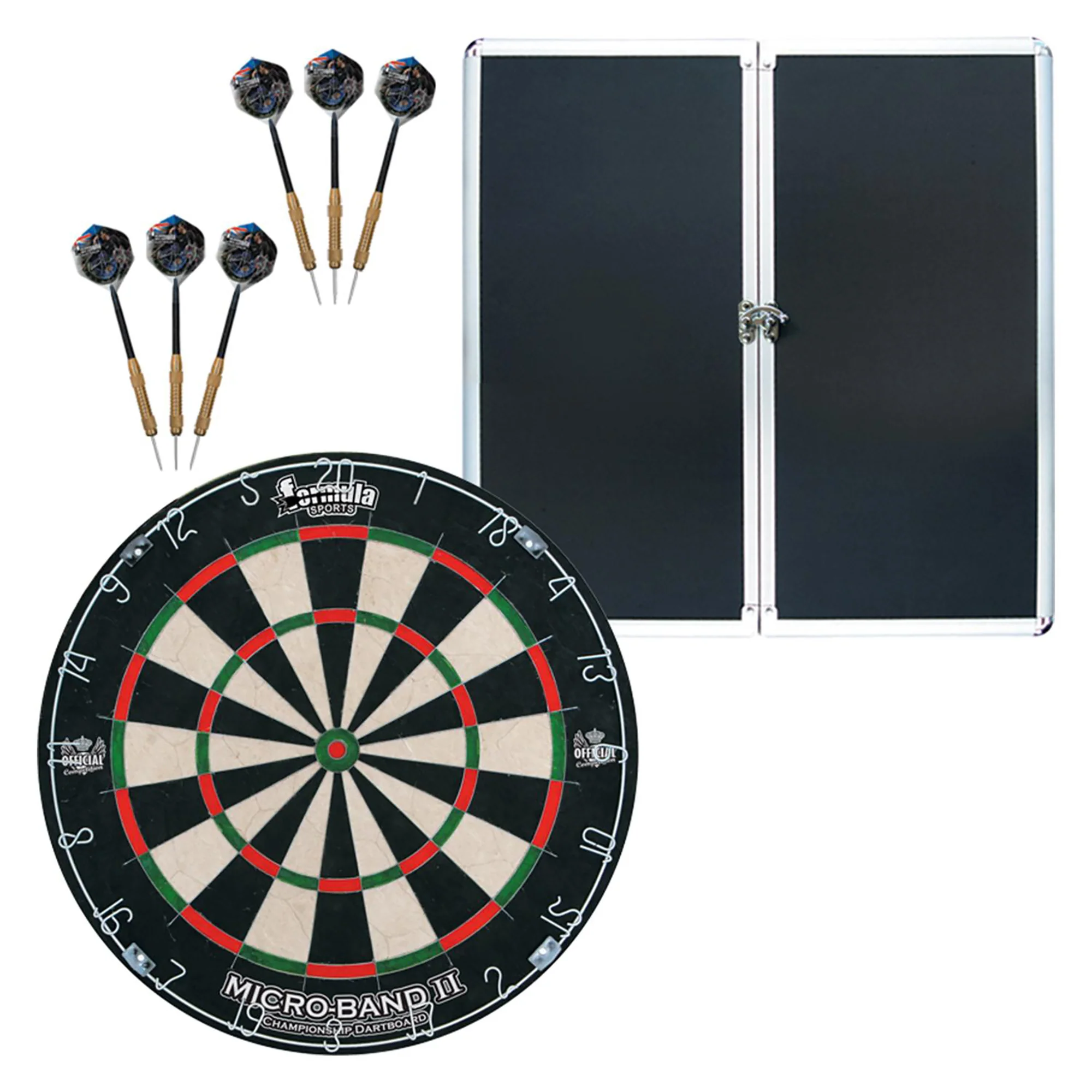 Aluminium Championship Cabinet Dartboard Set