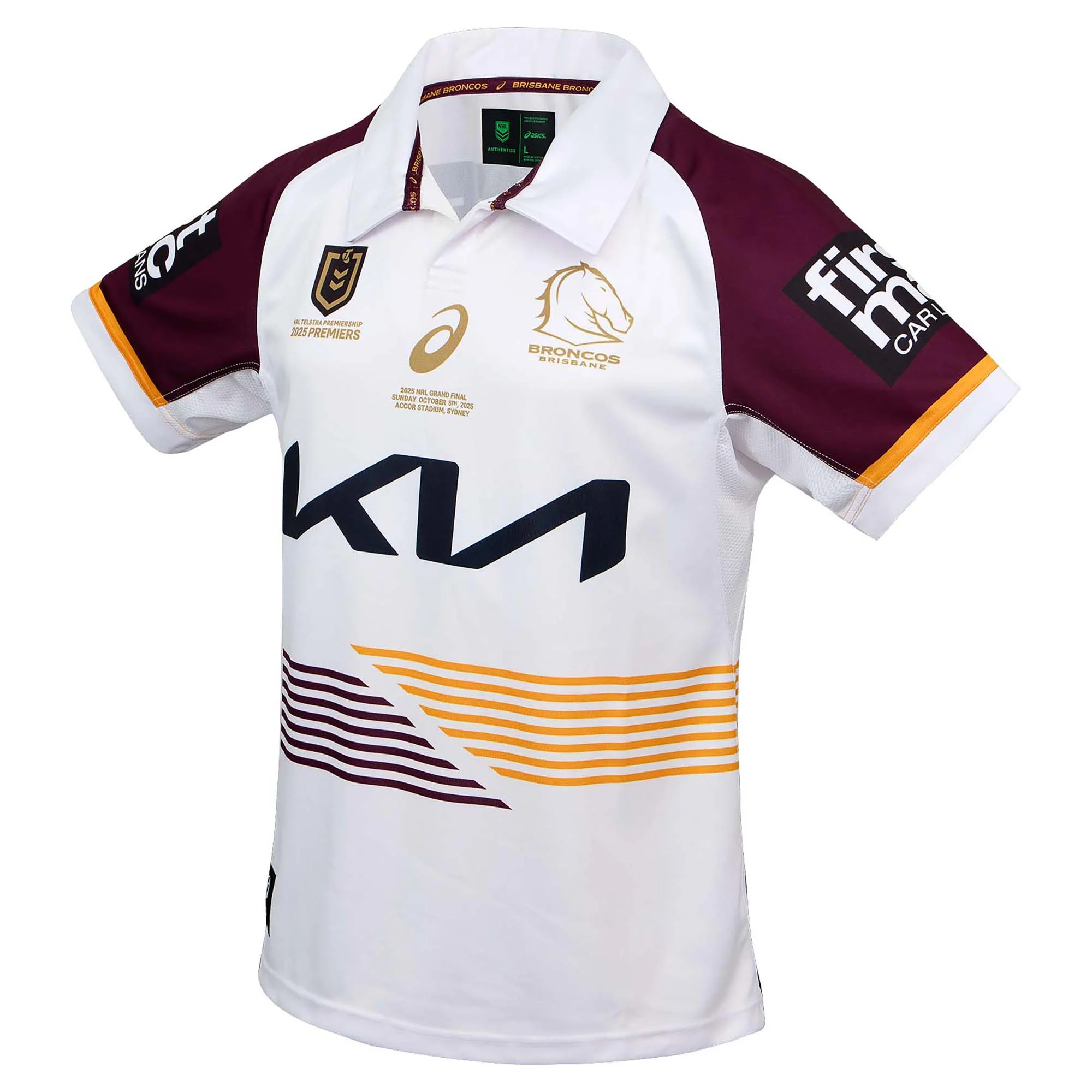 Men's NRL Brisbane Broncos 2025 Premiers Jersey