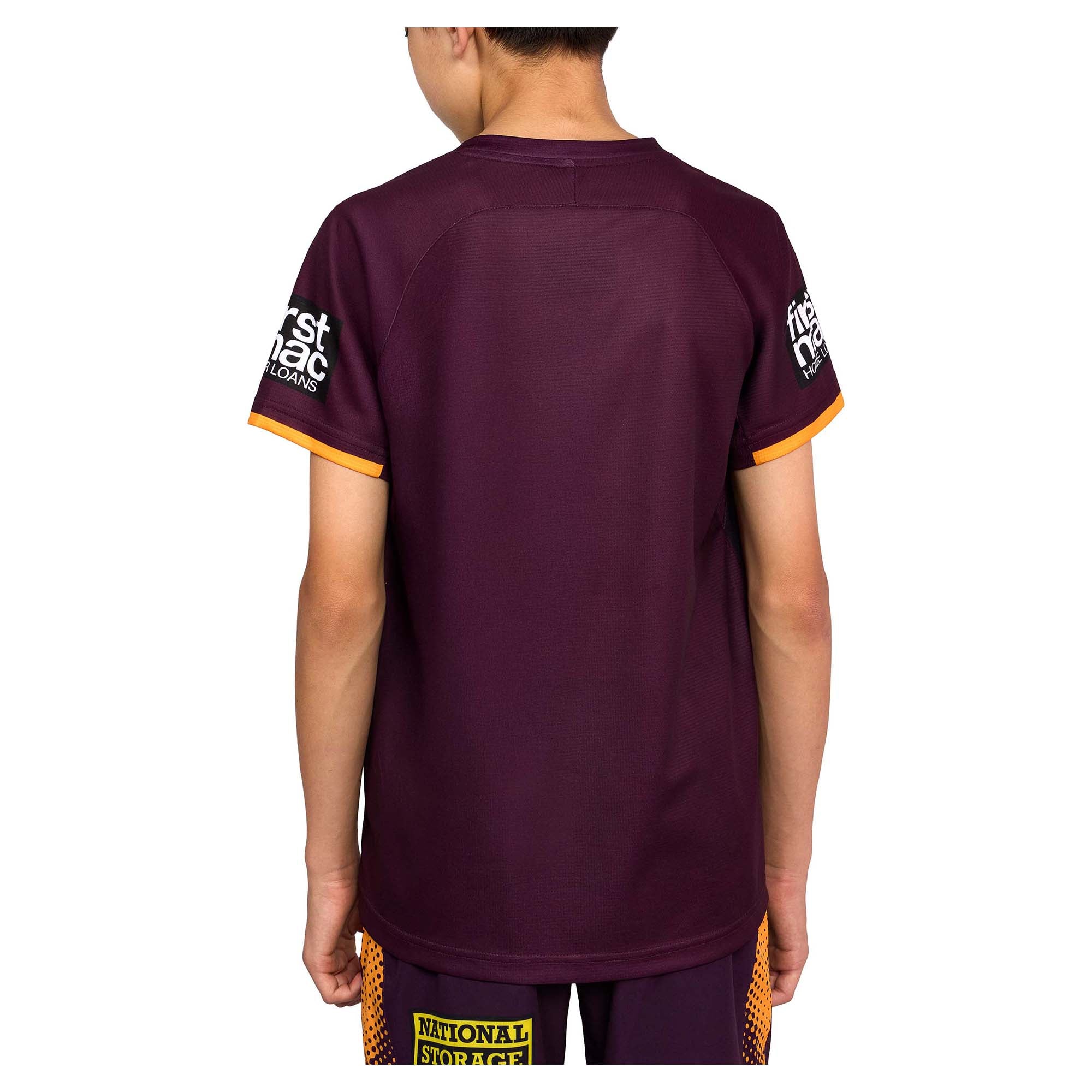 Junior's NRL Brisbane Broncos 2026 Short Sleeve Training Tee - Image 4