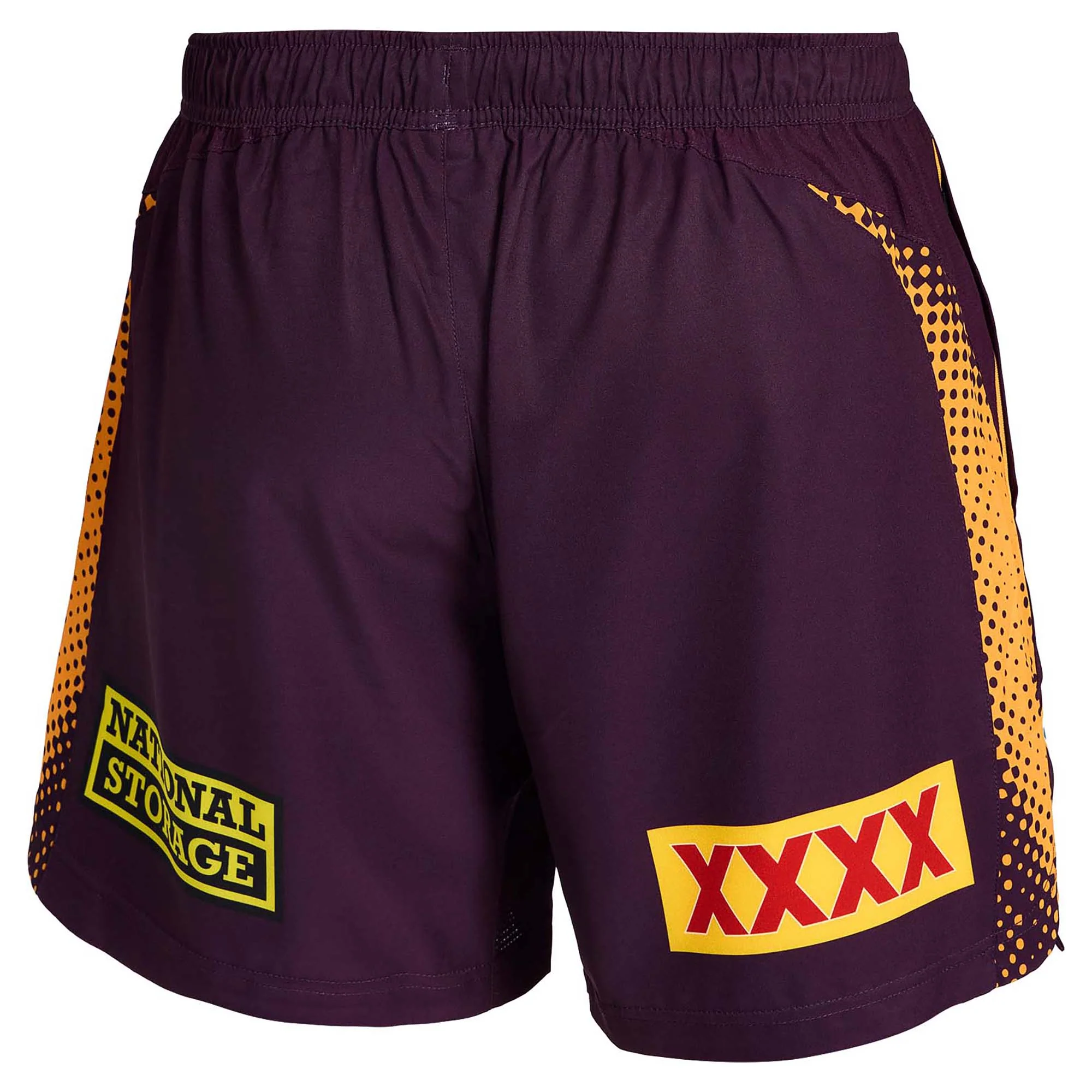 Men's NRL Brisbane Broncos 2026 Replica Training Shorts - Image 2