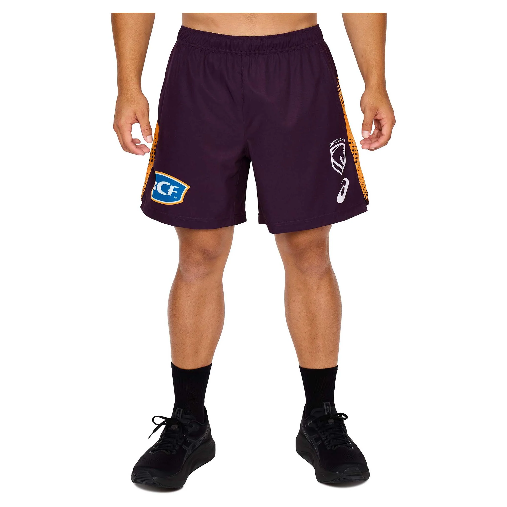 Men's NRL Brisbane Broncos 2026 Replica Training Shorts - Image 3