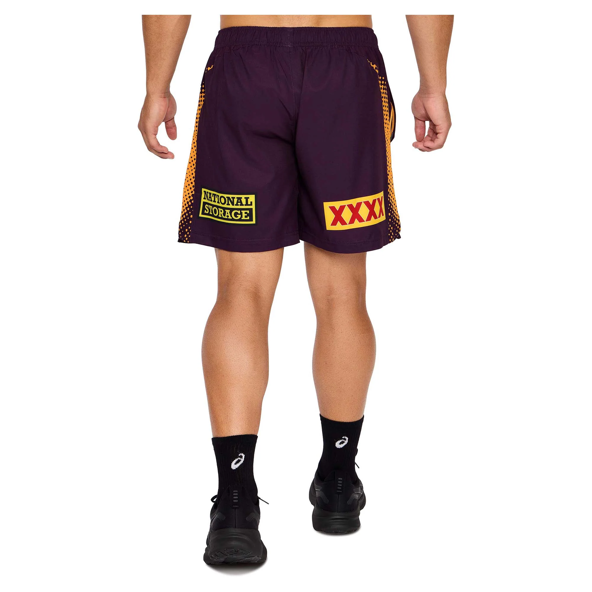 Men's NRL Brisbane Broncos 2026 Replica Training Shorts - Image 4