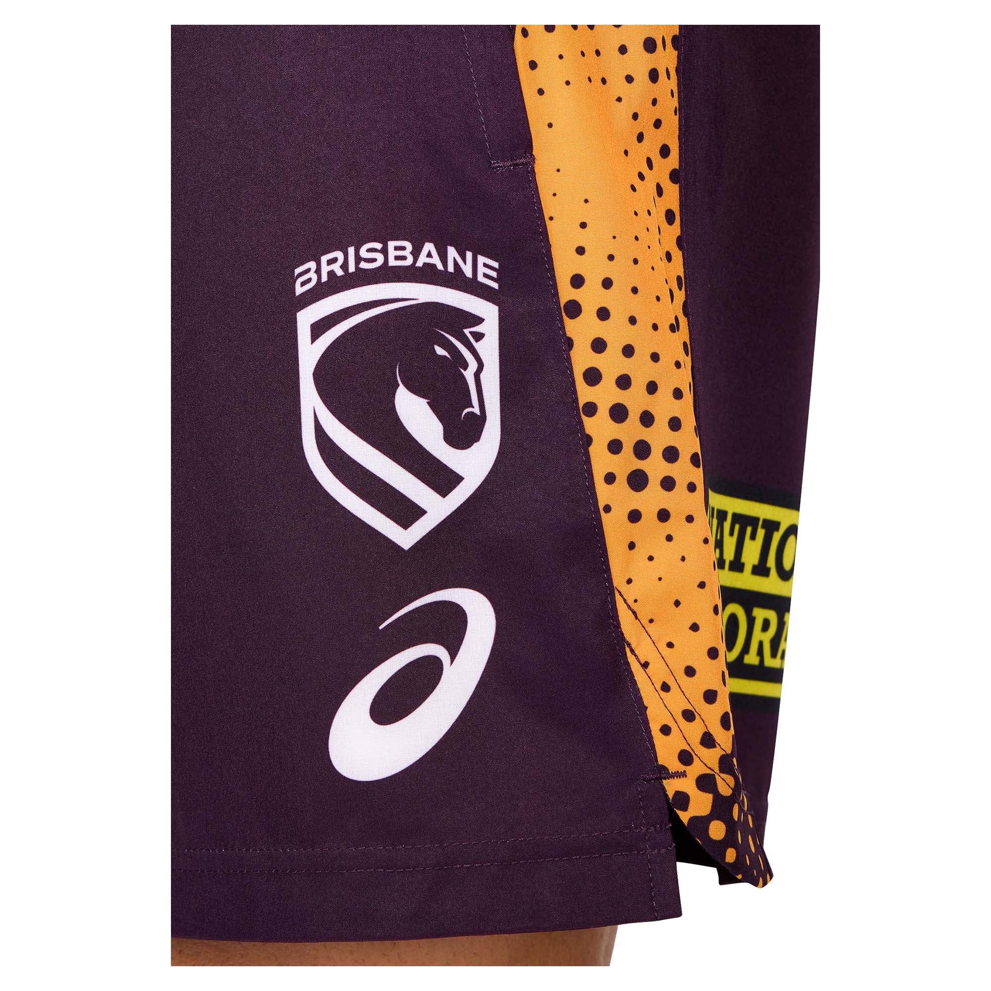 Men's NRL Brisbane Broncos 2026 Replica Training Shorts - Image 5