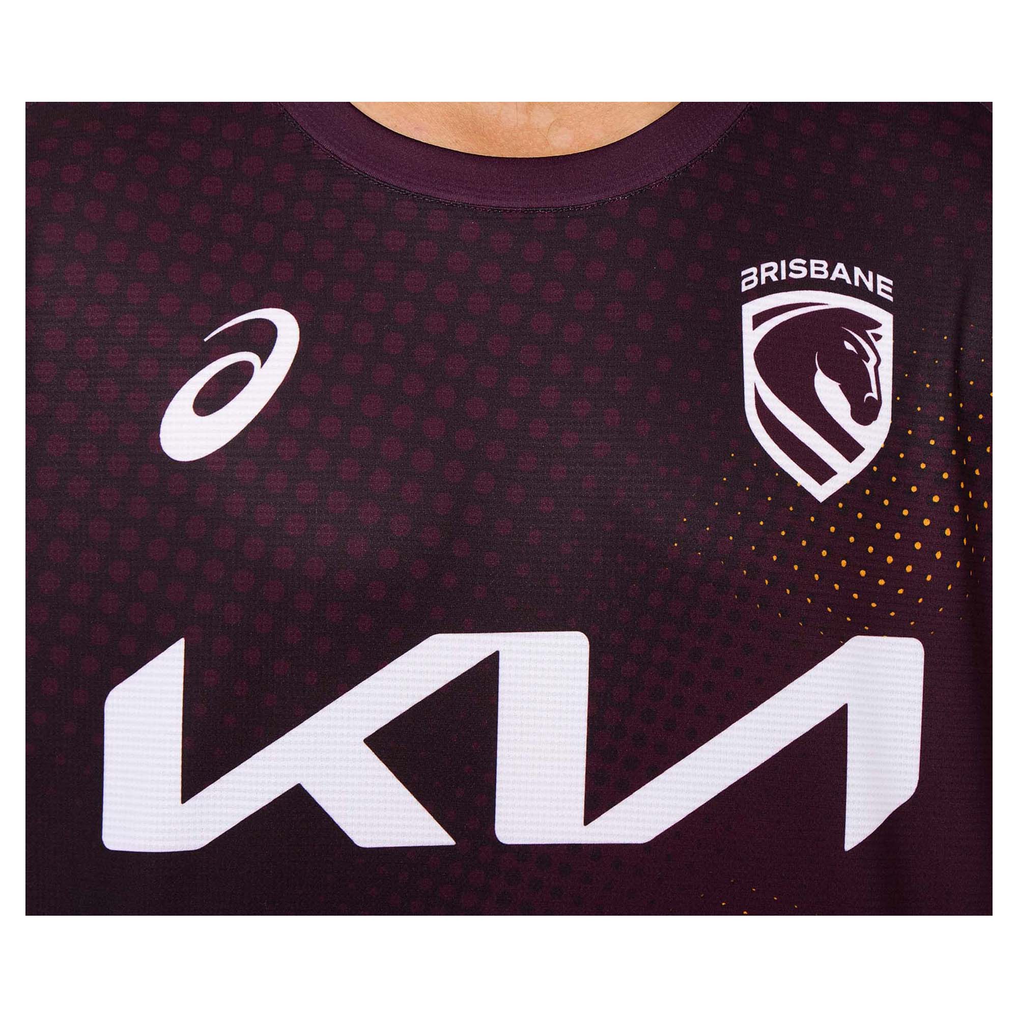 Men's NRL Brisbane Broncos 2026 Short Sleeve Training Tee - Image 5