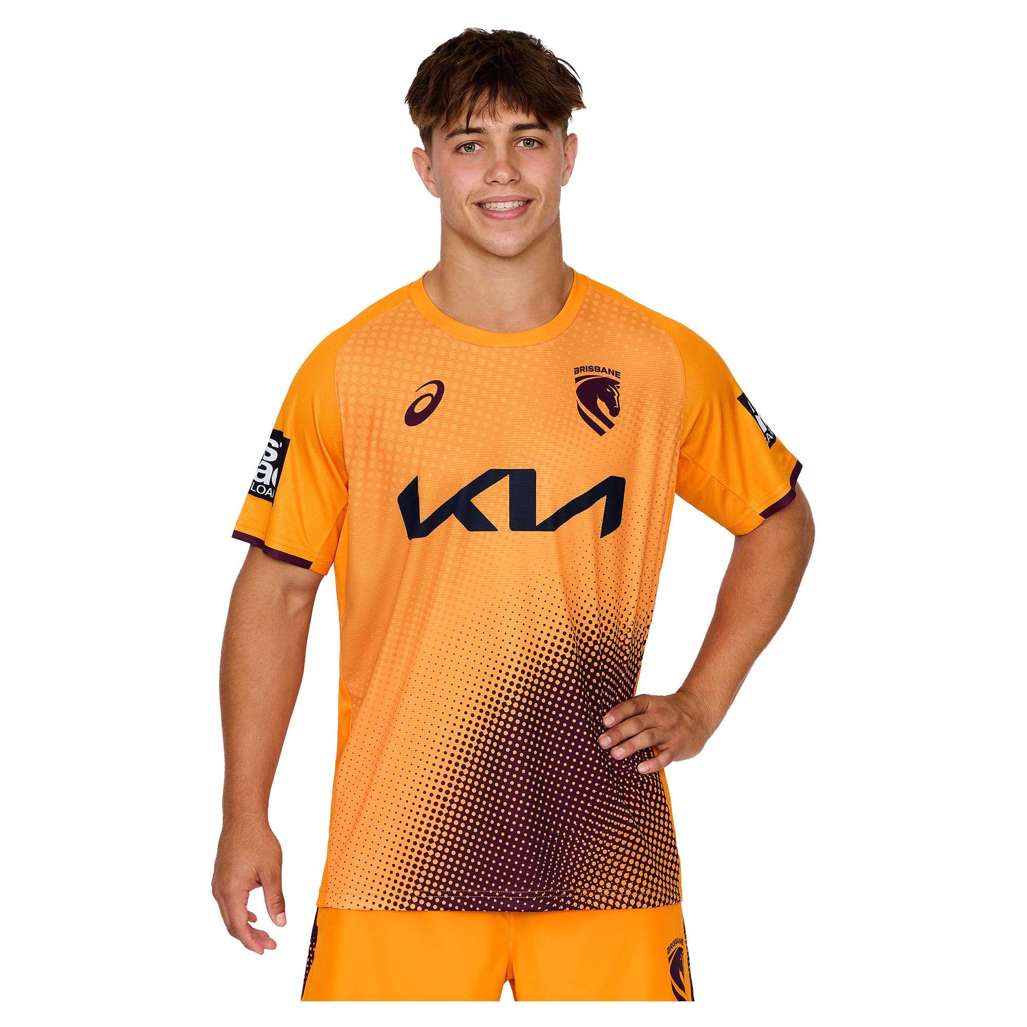 Men's NRL Brisbane Broncos 2026 Short Sleeve Training Tee - Image 3