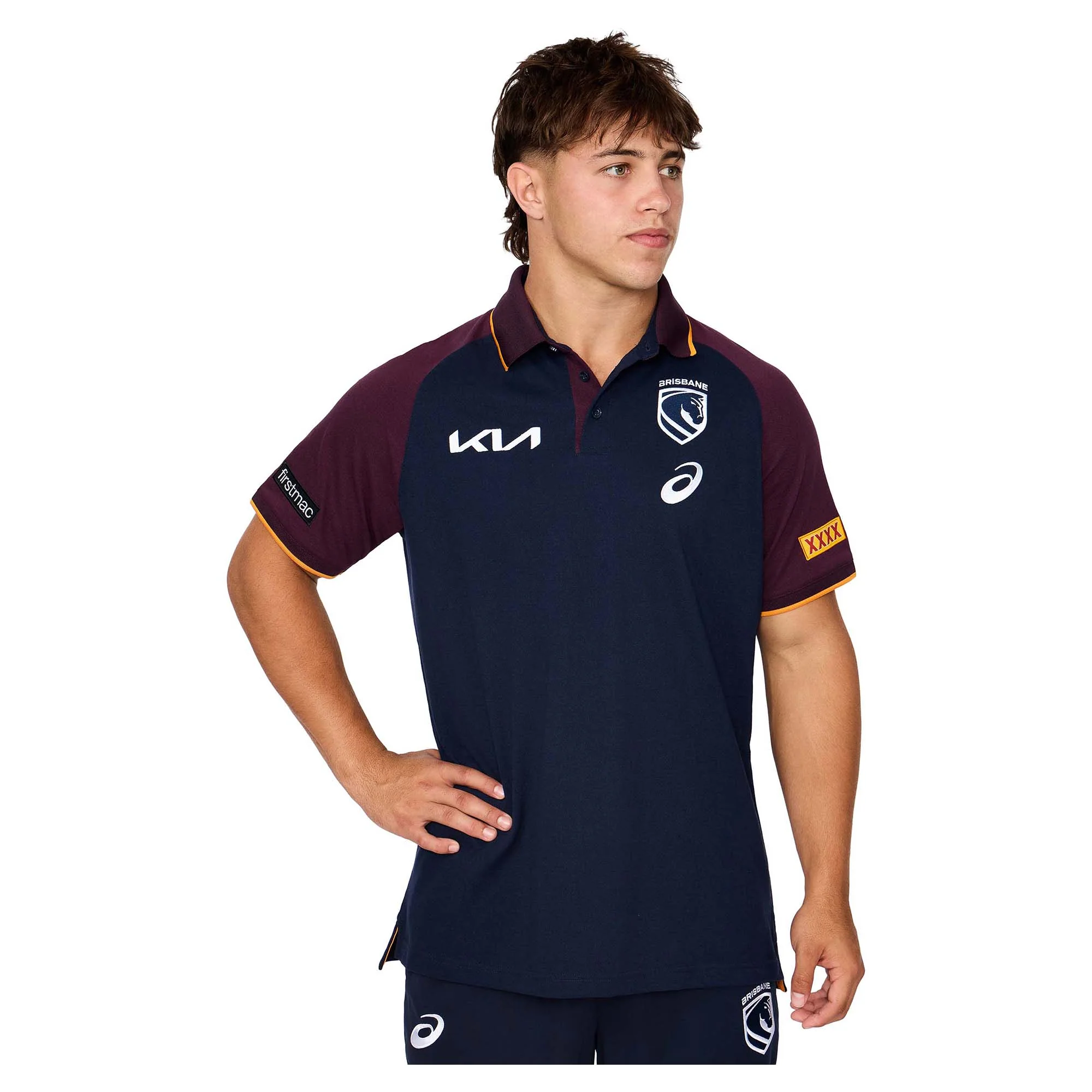 Men's NRL Brisbane Broncos 2026 Team Polo - Image 3
