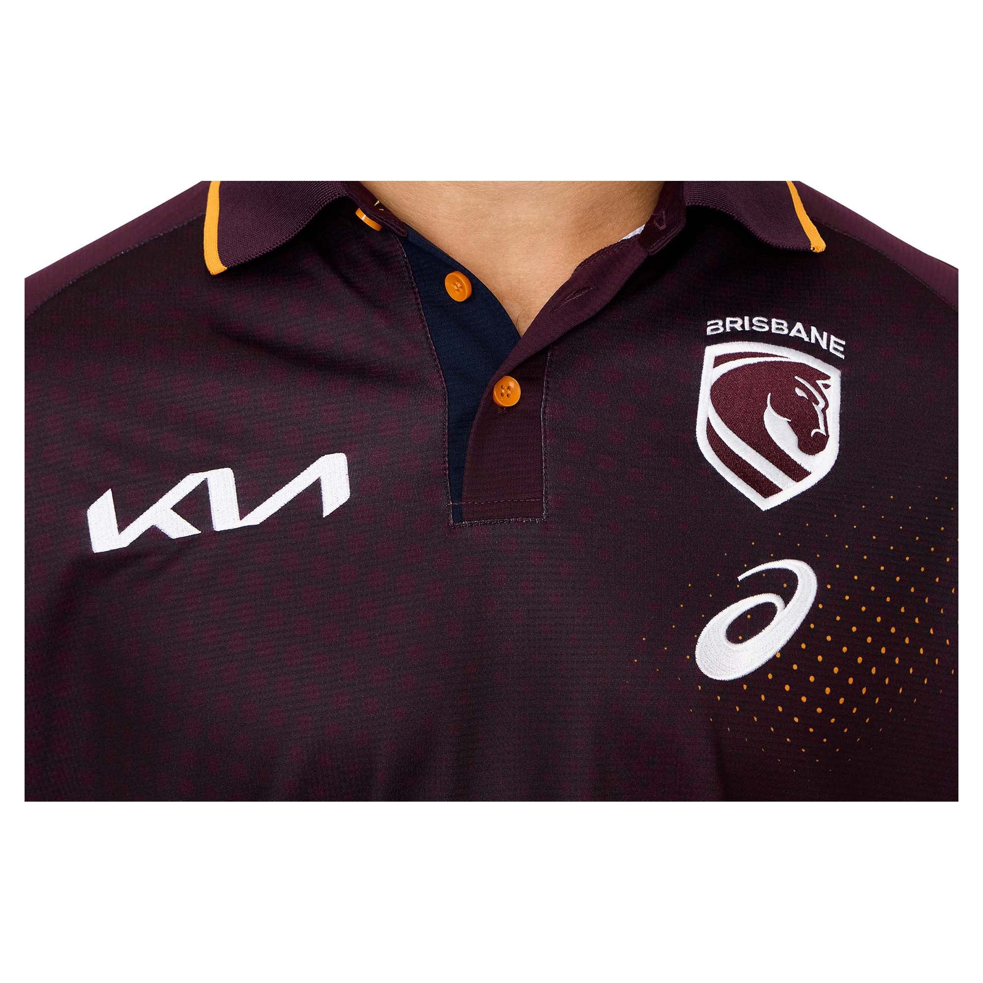 Men's NRL Brisbane Broncos 2026 Training Polo - Image 5