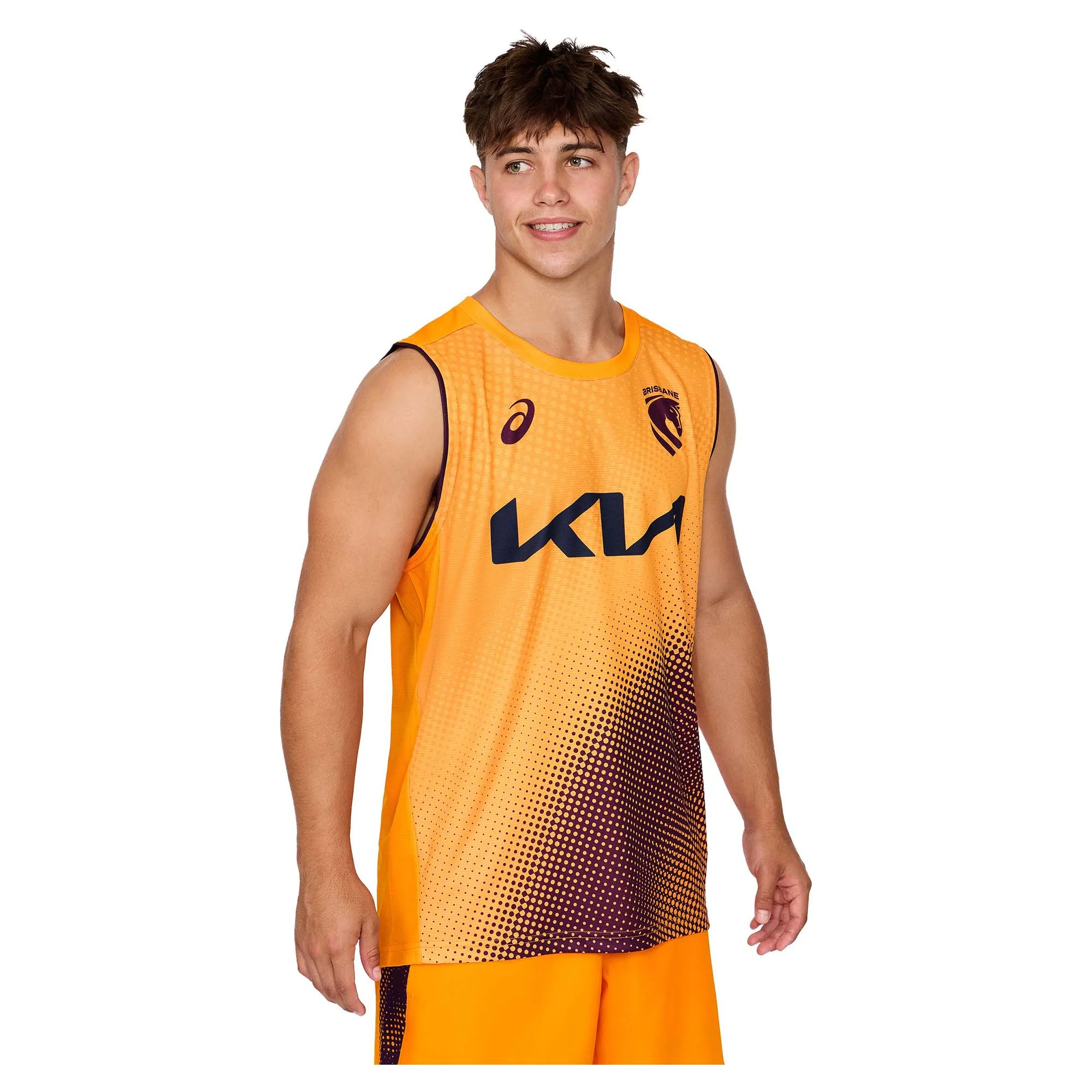 Men's NRL Brisbane Broncos 2026 Training Singlet - Image 5