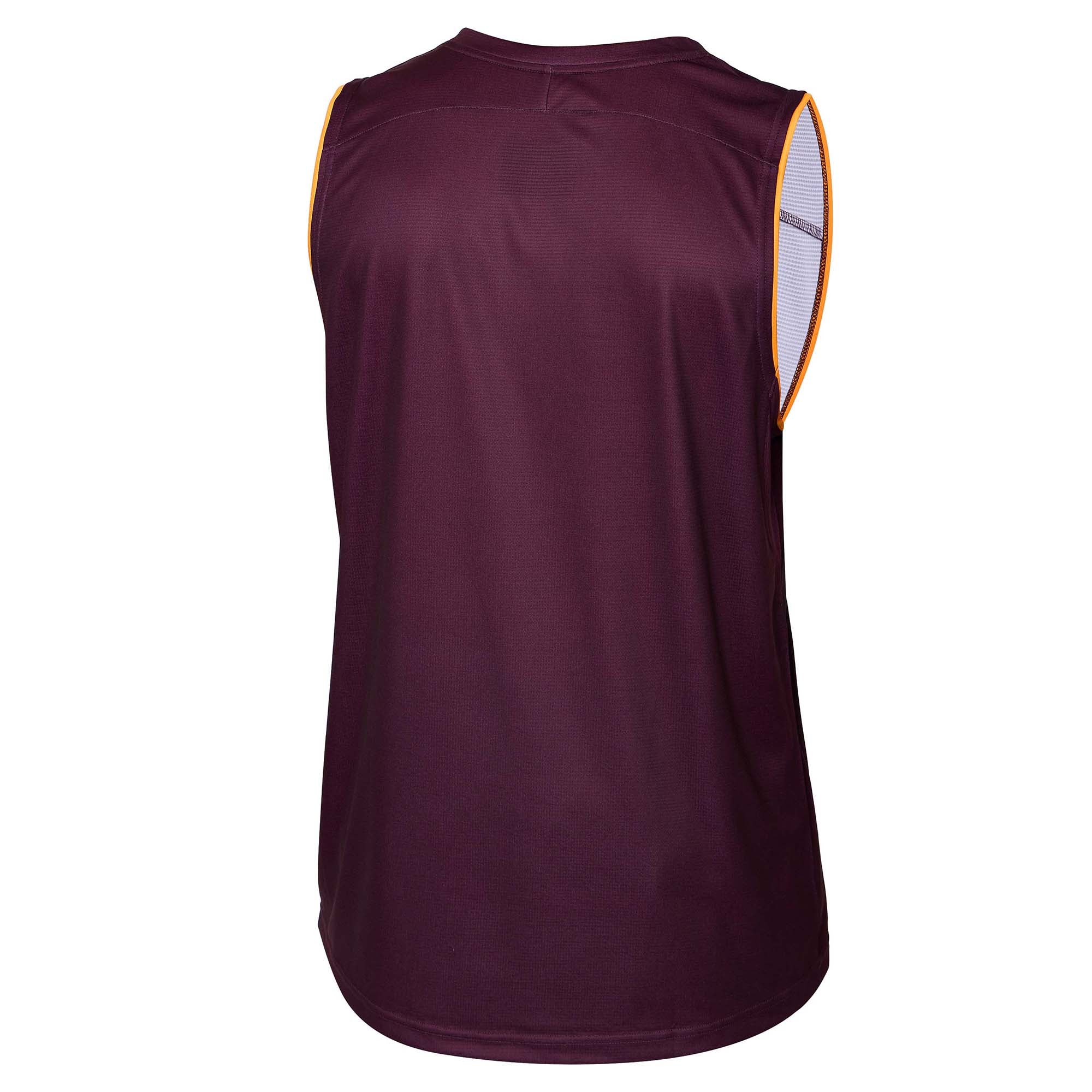Men's NRL Brisbane Broncos 2026 Training Singlet - Image 2