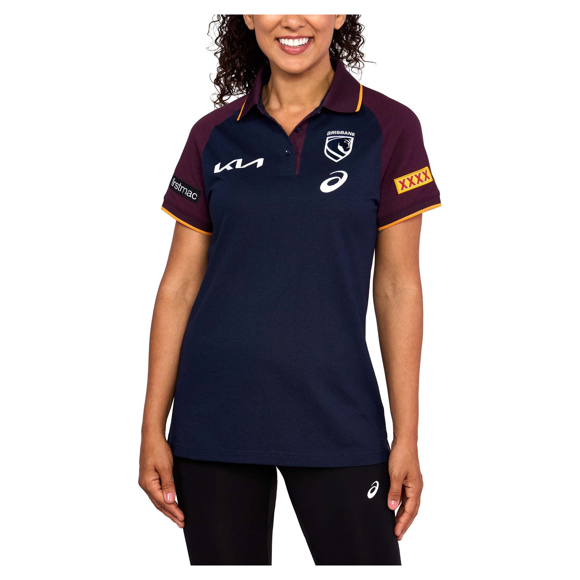 Women's NRL Brisbane Broncos 2026 Team Polo - Image 3