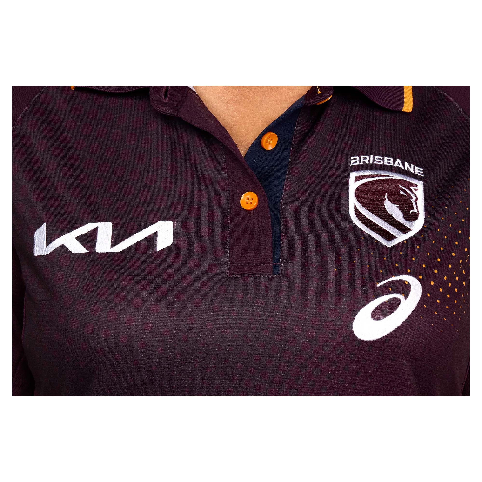 Women's NRL Brisbane Broncos 2026 Training Polo - Image 5