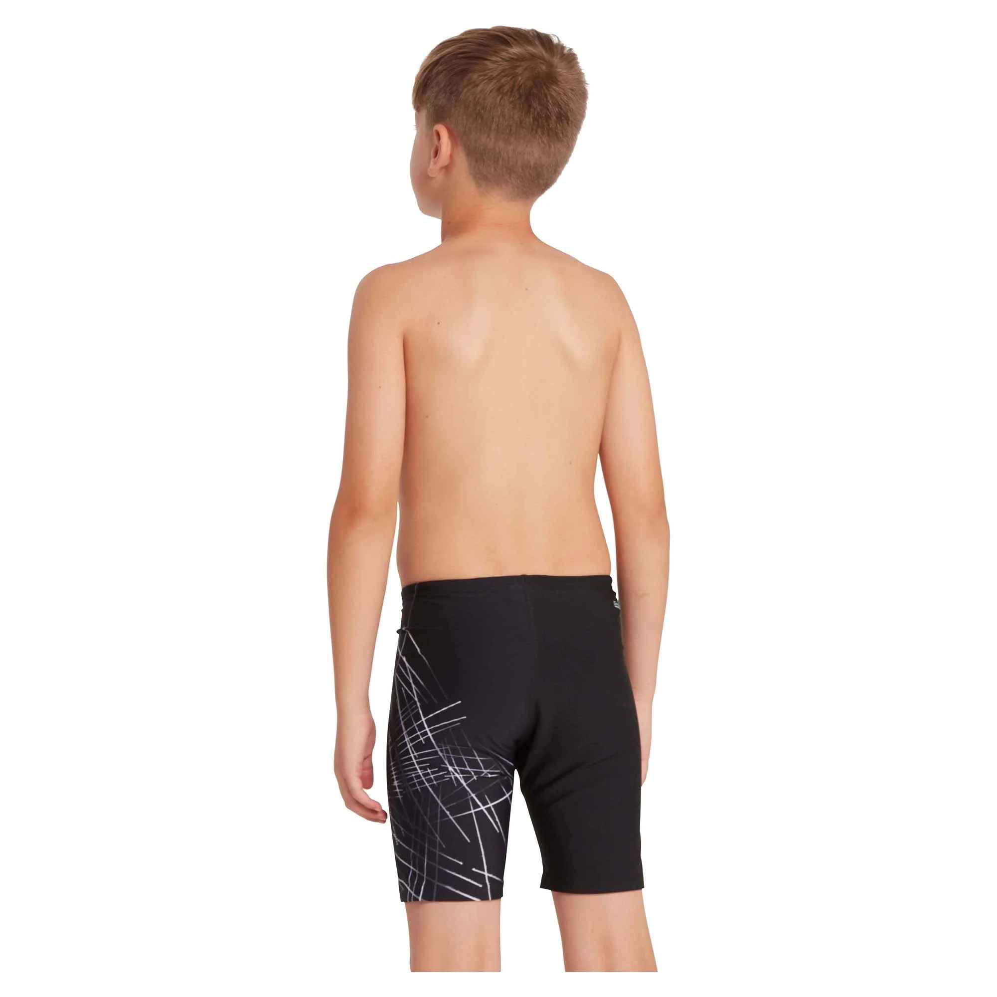 Boy's Etch Mid Jammer Swim Shorts - Image 4