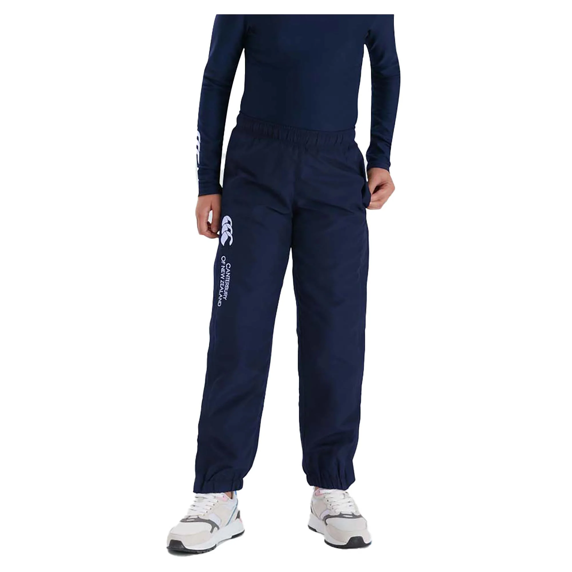 Junior's Cuffed Hem Stadium Pants