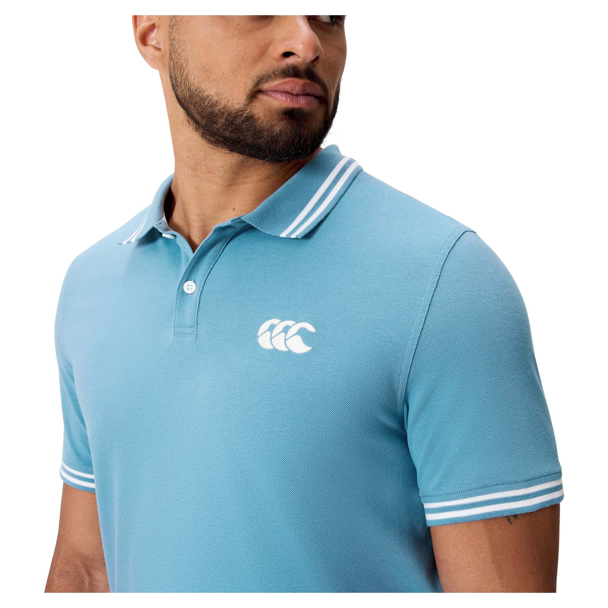 Men's Solid Dye Polo - Image 3