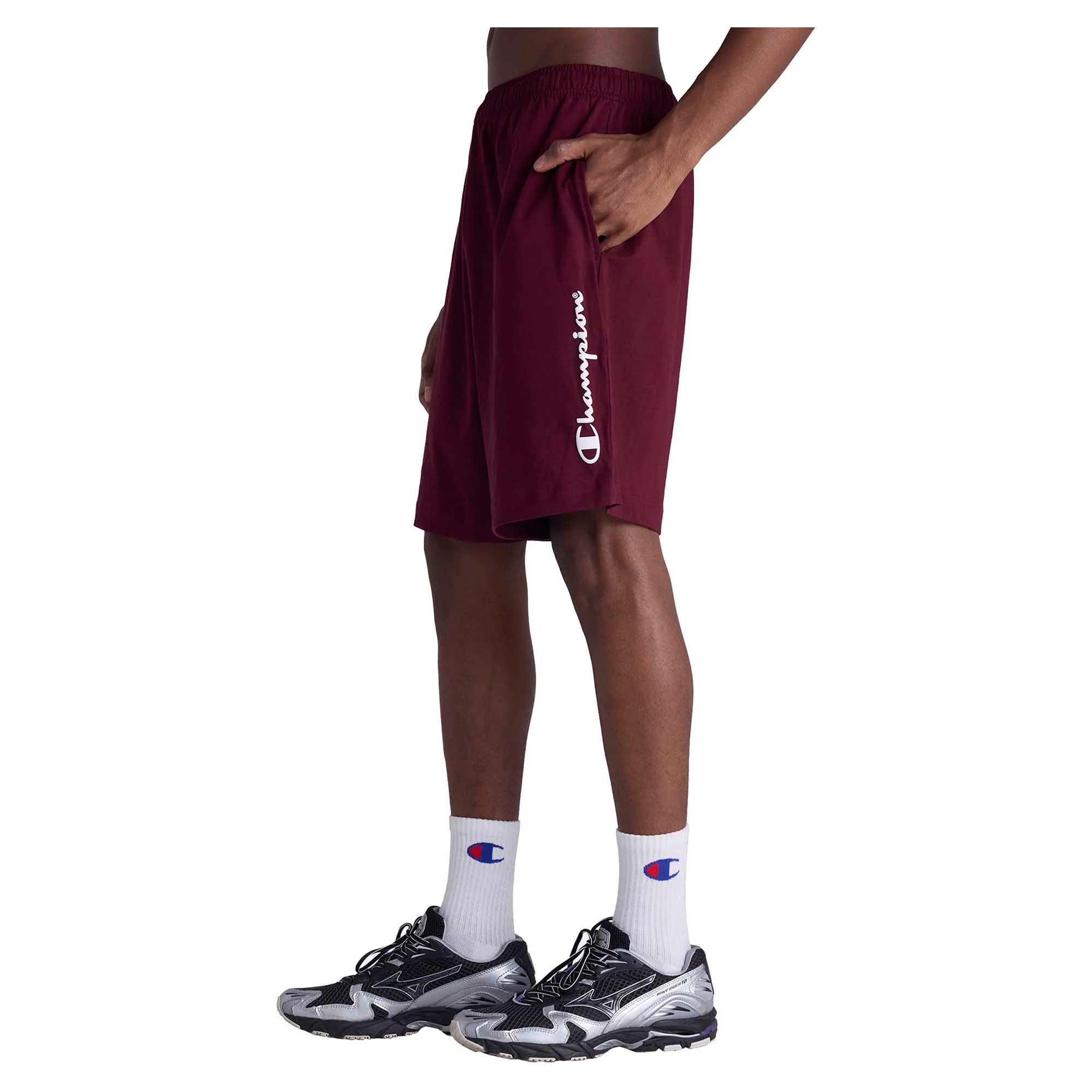 Men's Puff Script Jersey Shorts - Image 3