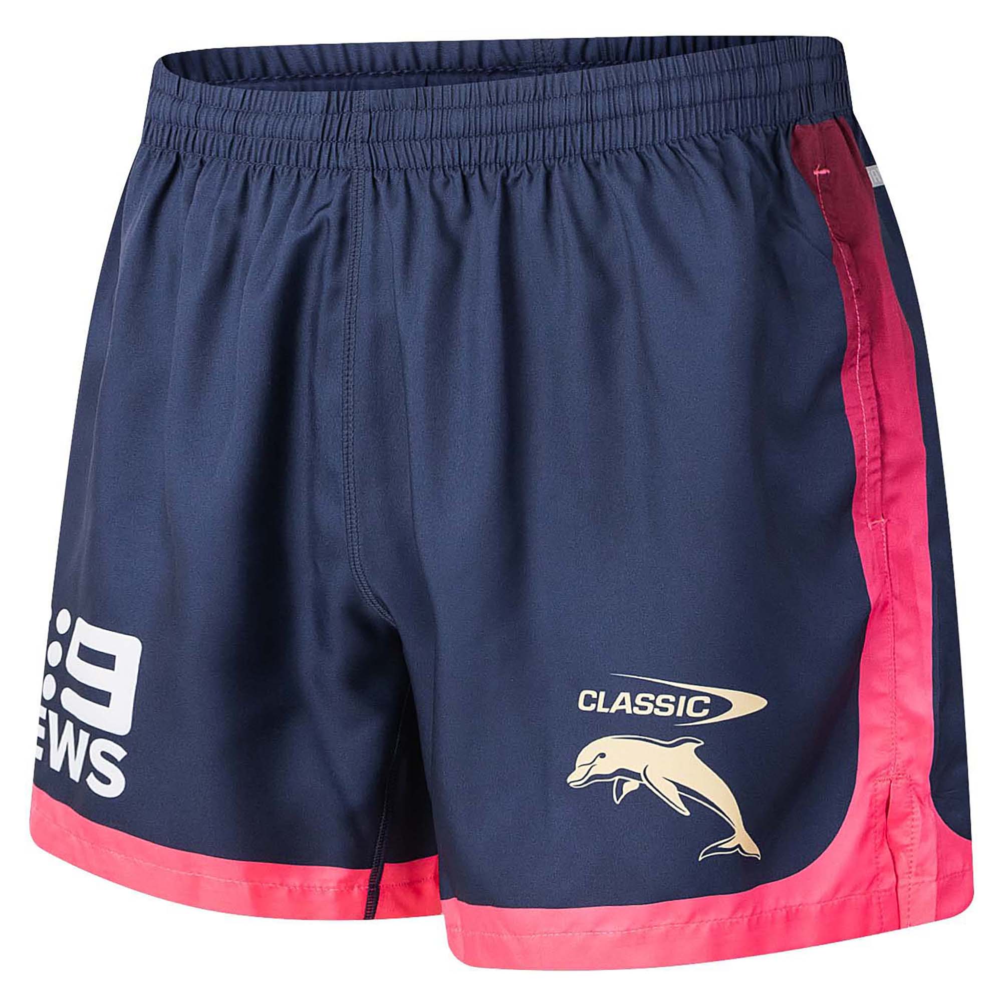 Men's NRL Redcliffe Dolphins 2026 Performance Gym Shorts - Image 3