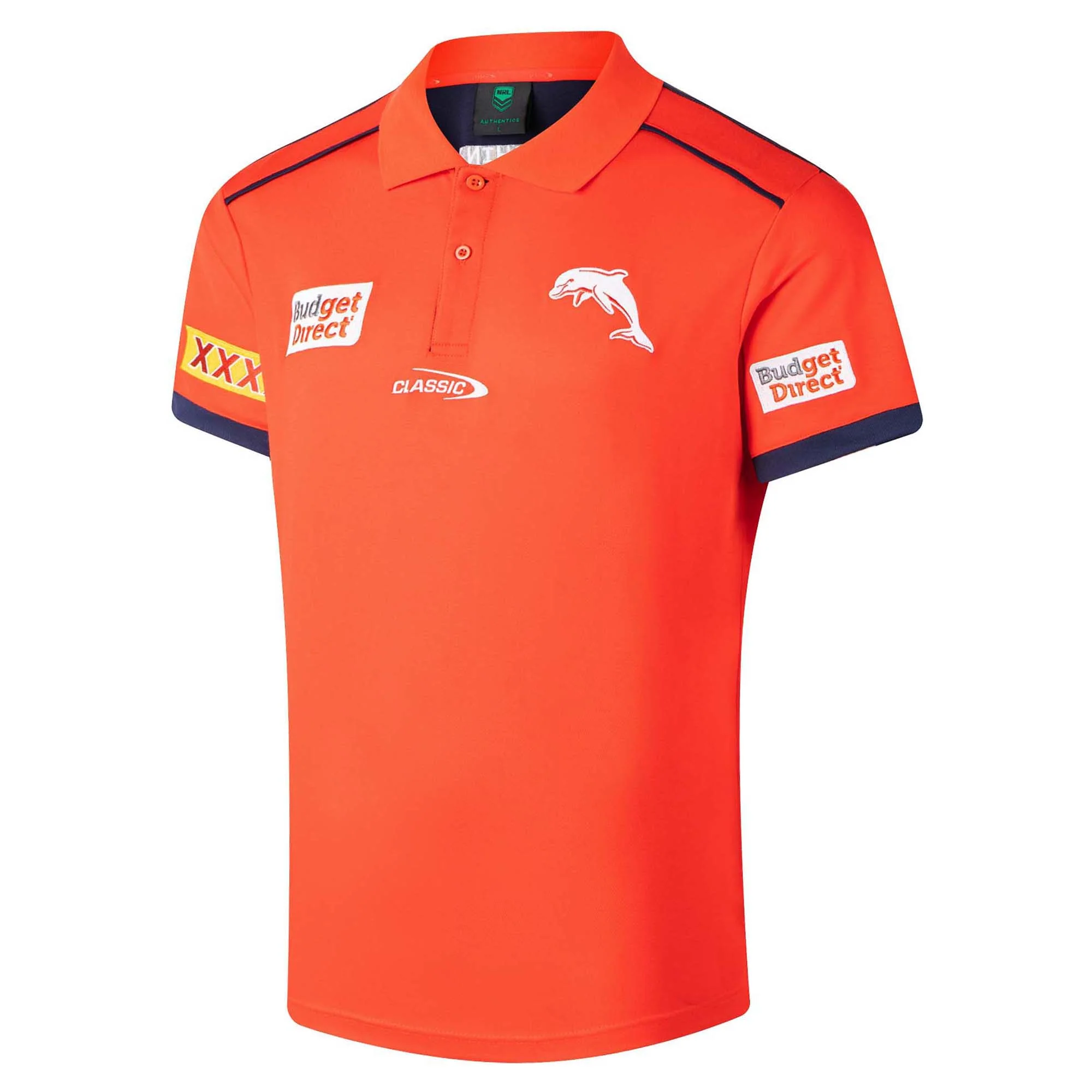 Men's NRL Redcliffe Dolphins 2026 Players Polo - Image 3