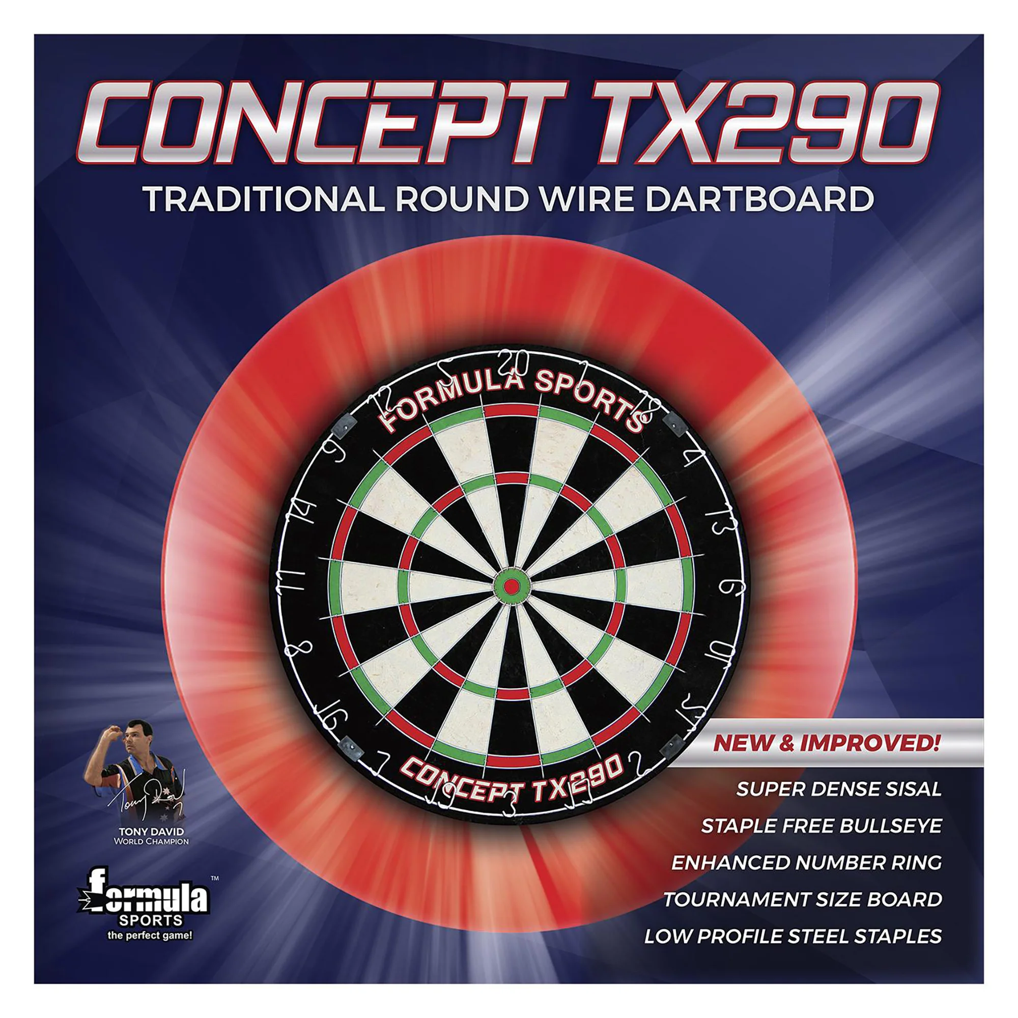 Concept TX290 Round Wire Dartboard - Image 2