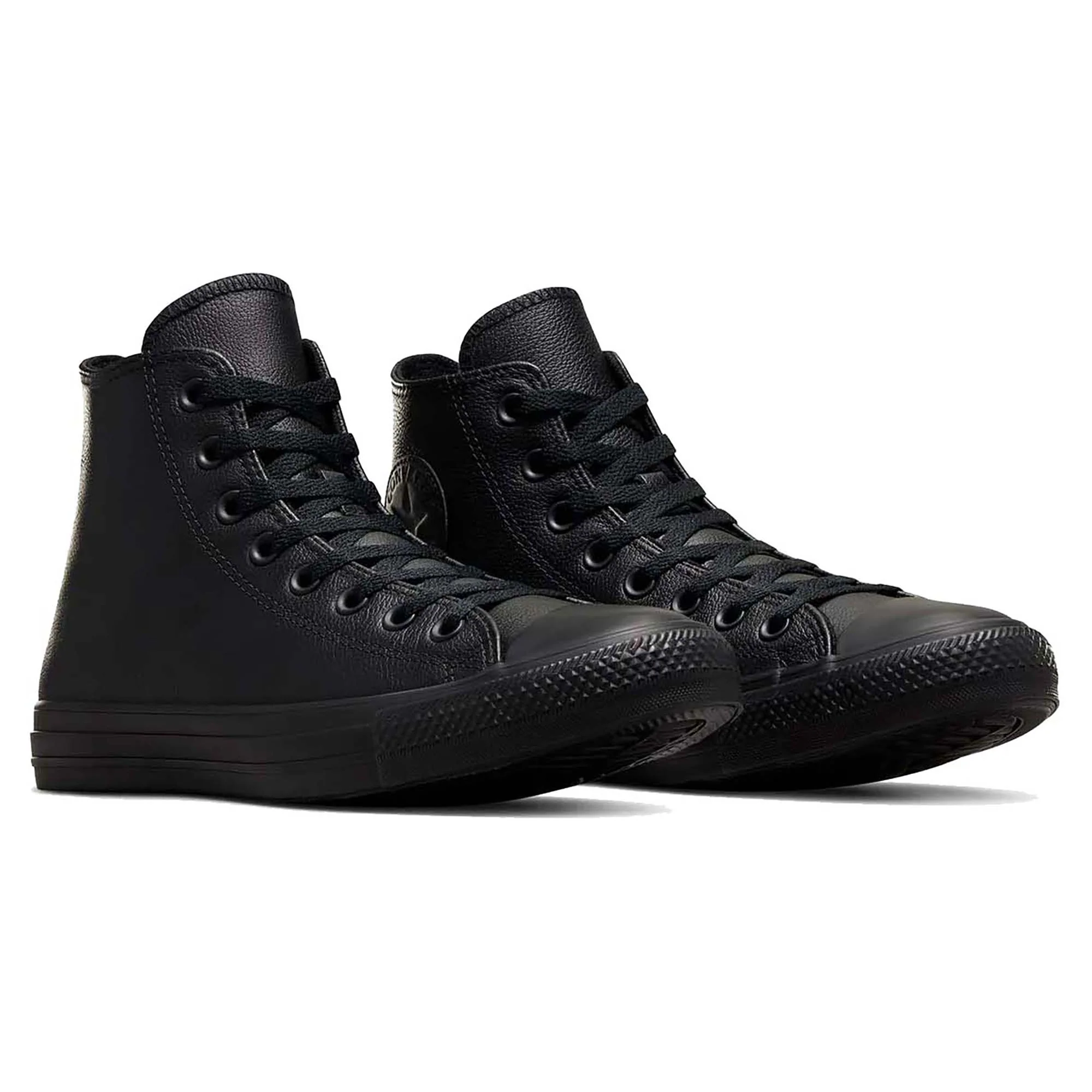 Chuck Taylor All Star Leather High Top Mono Unisex Sportswear Shoes - Image 4