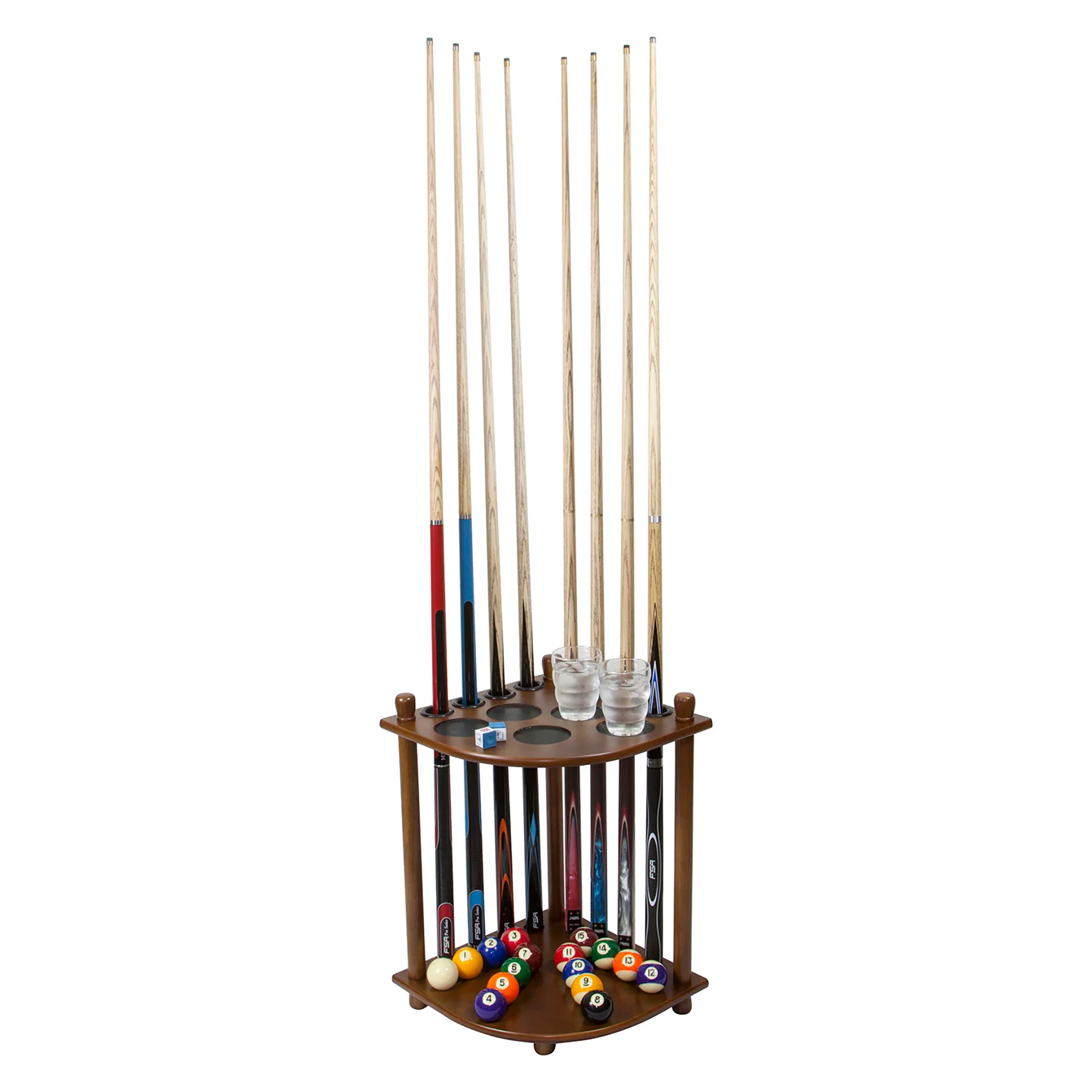 Corner Cue Stand (8 Cues) - Image 3