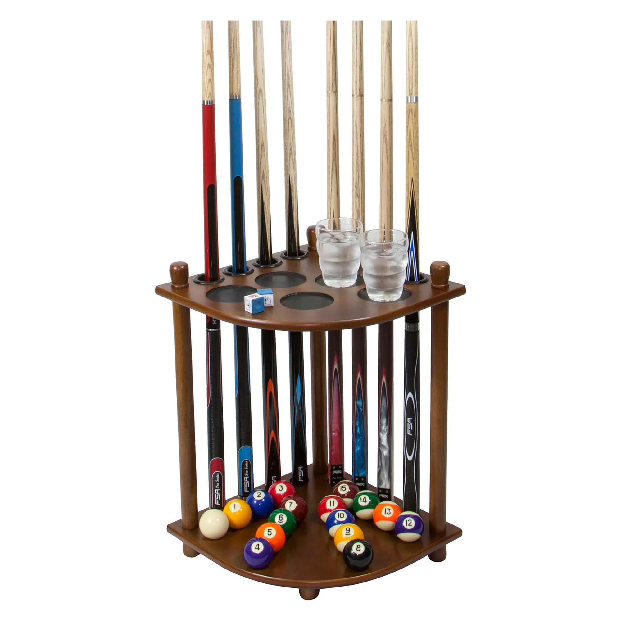 Corner Cue Stand (8 Cues) - Image 4