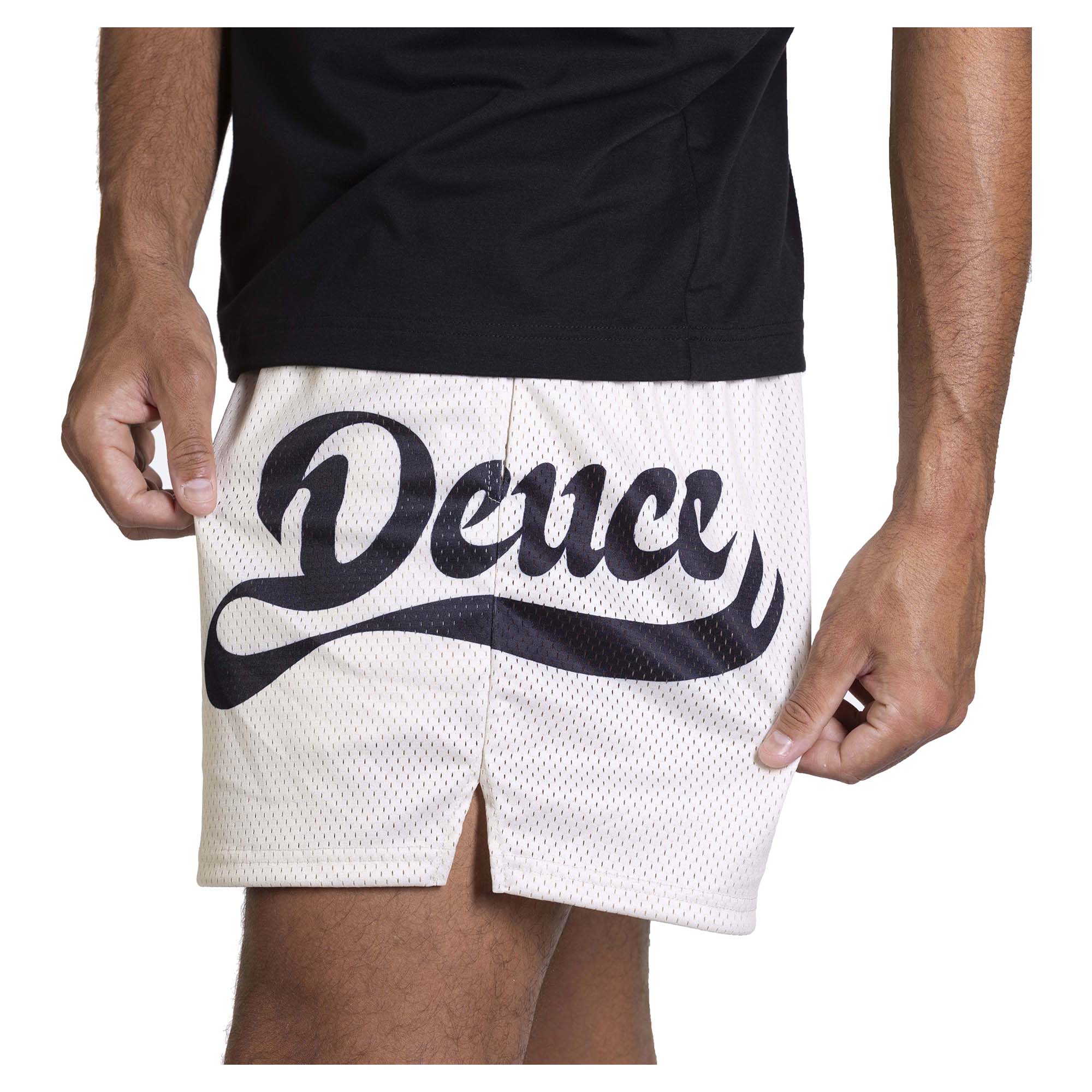 Men's Mesh Cursive Shorts - Image 4